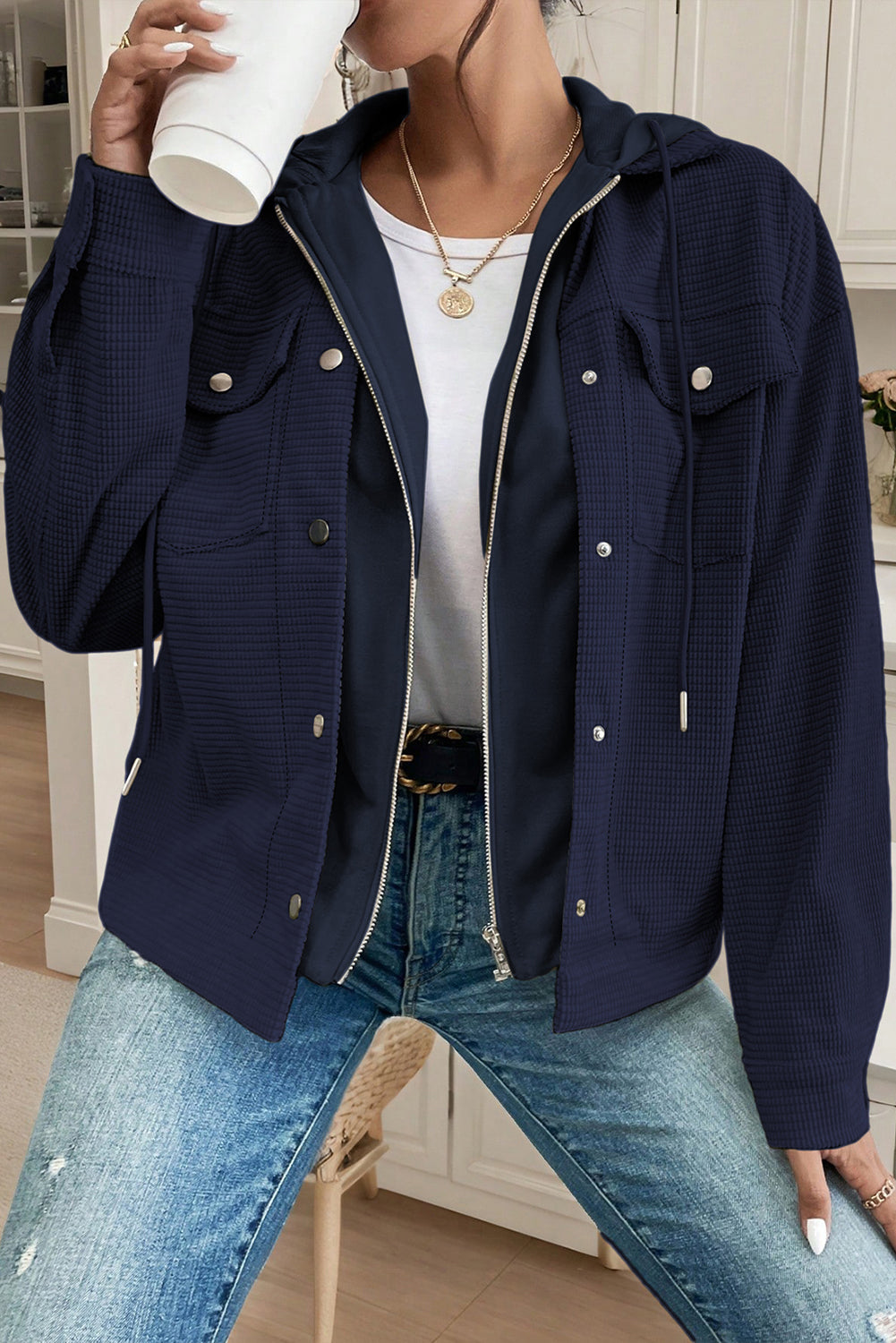 Яке 2 в 1, с качулка