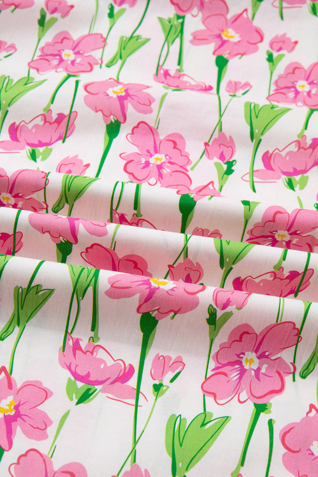 Памучна блуза с принт на цветя