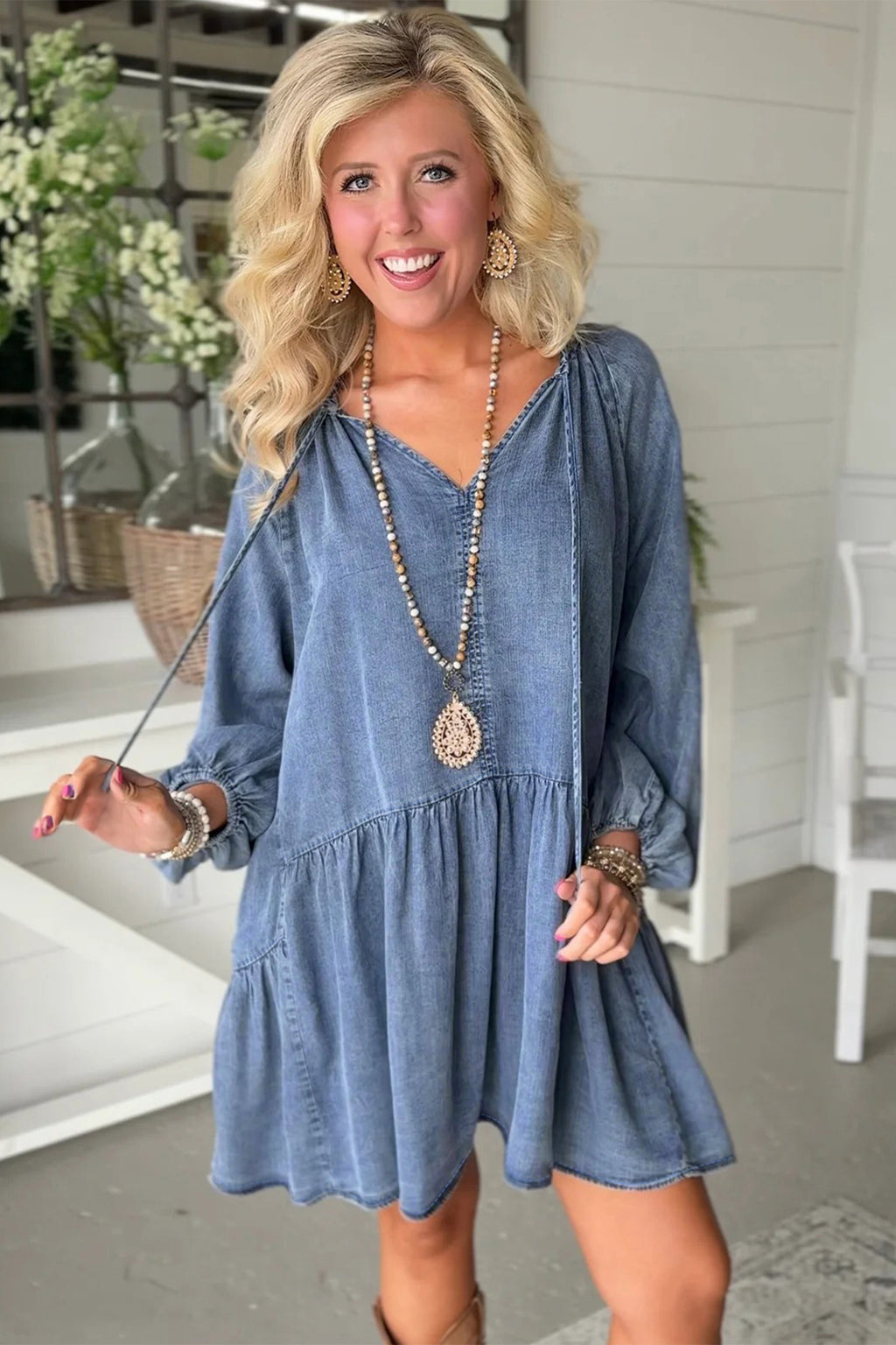 Denim dress 
