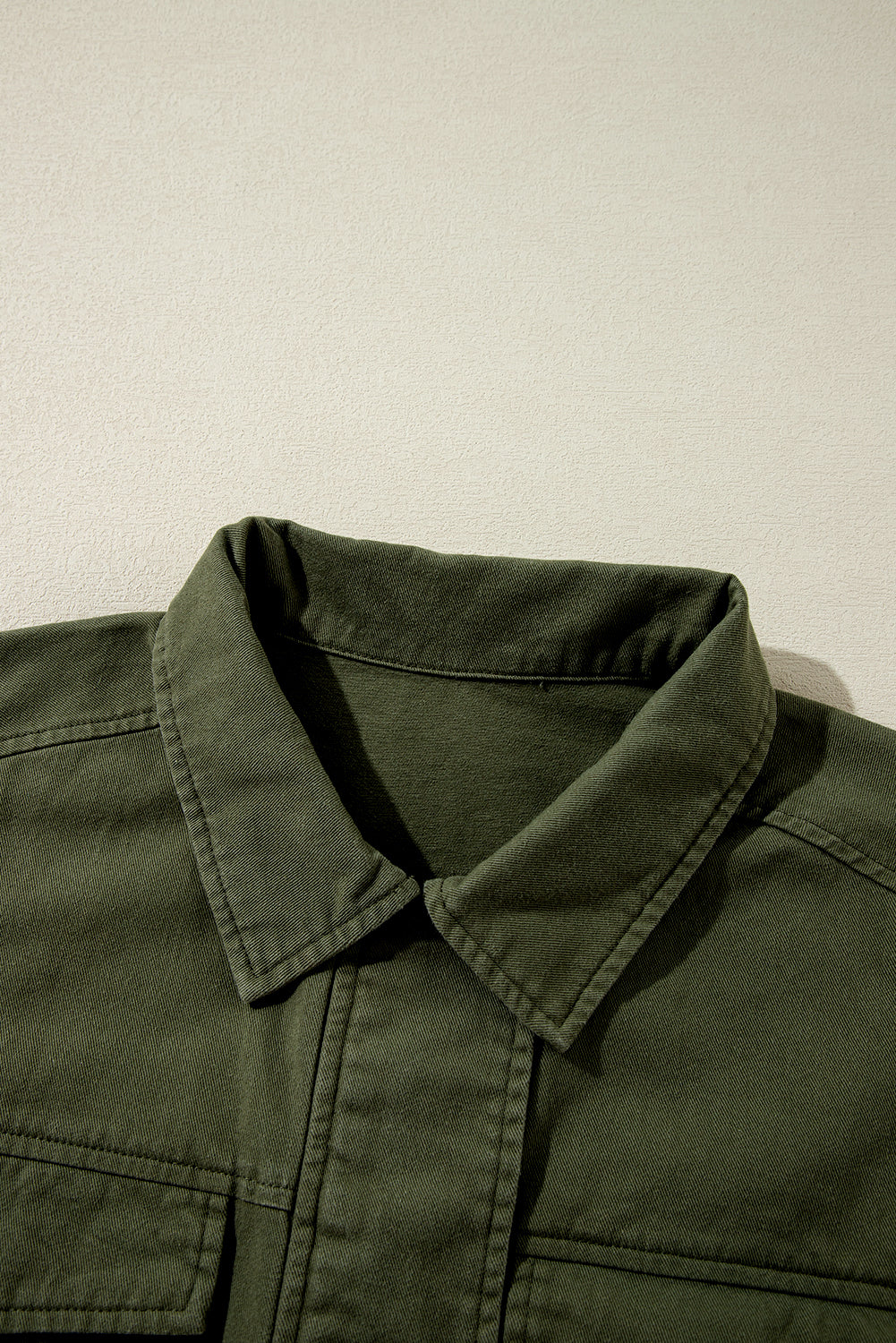 Cotton jacket with zip and buttons 