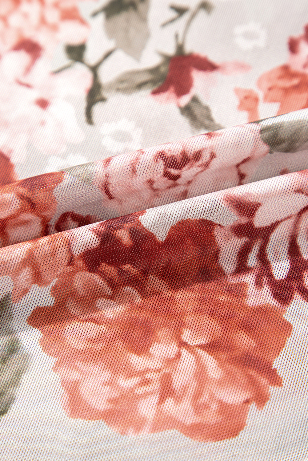 Floral print bodysuit 