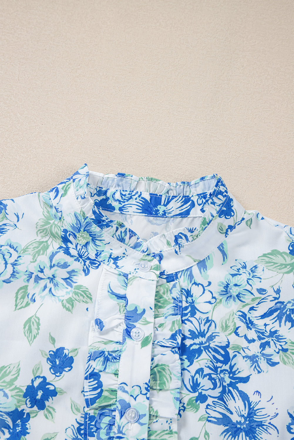 Риза с флорален принт