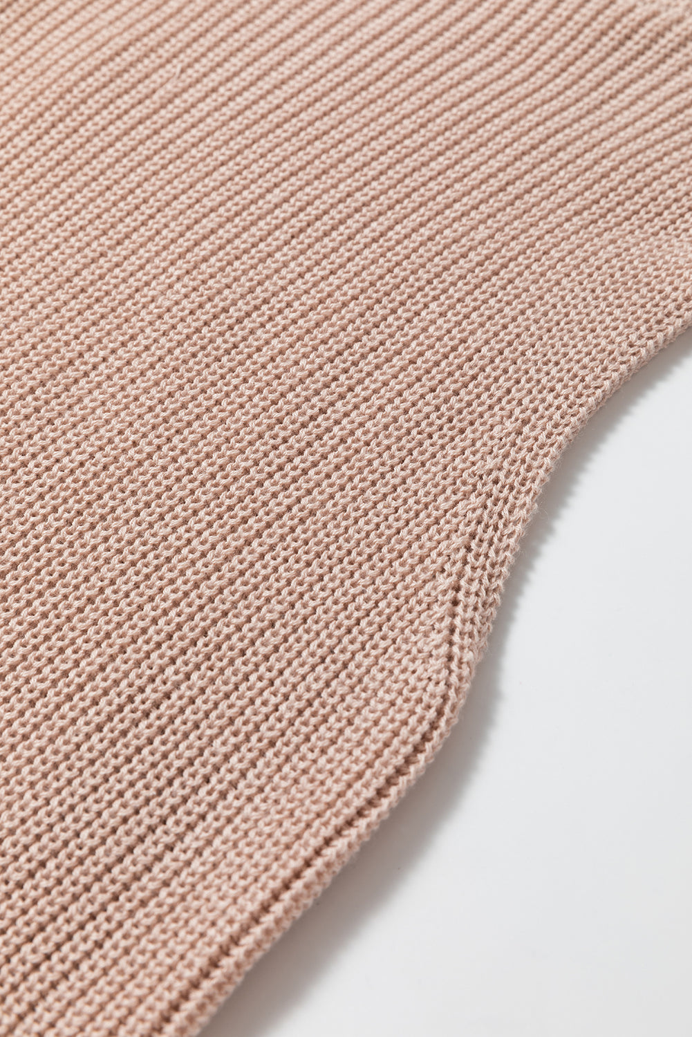 Плетен топ тип пуловер с поло яка