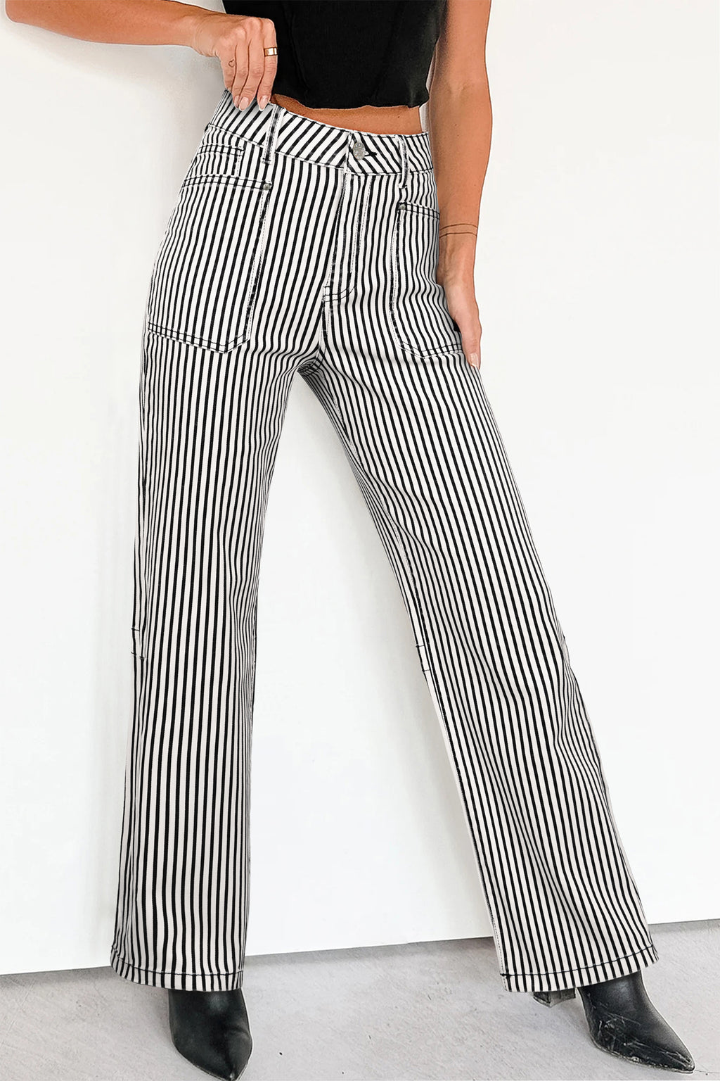 Striped jeans 
