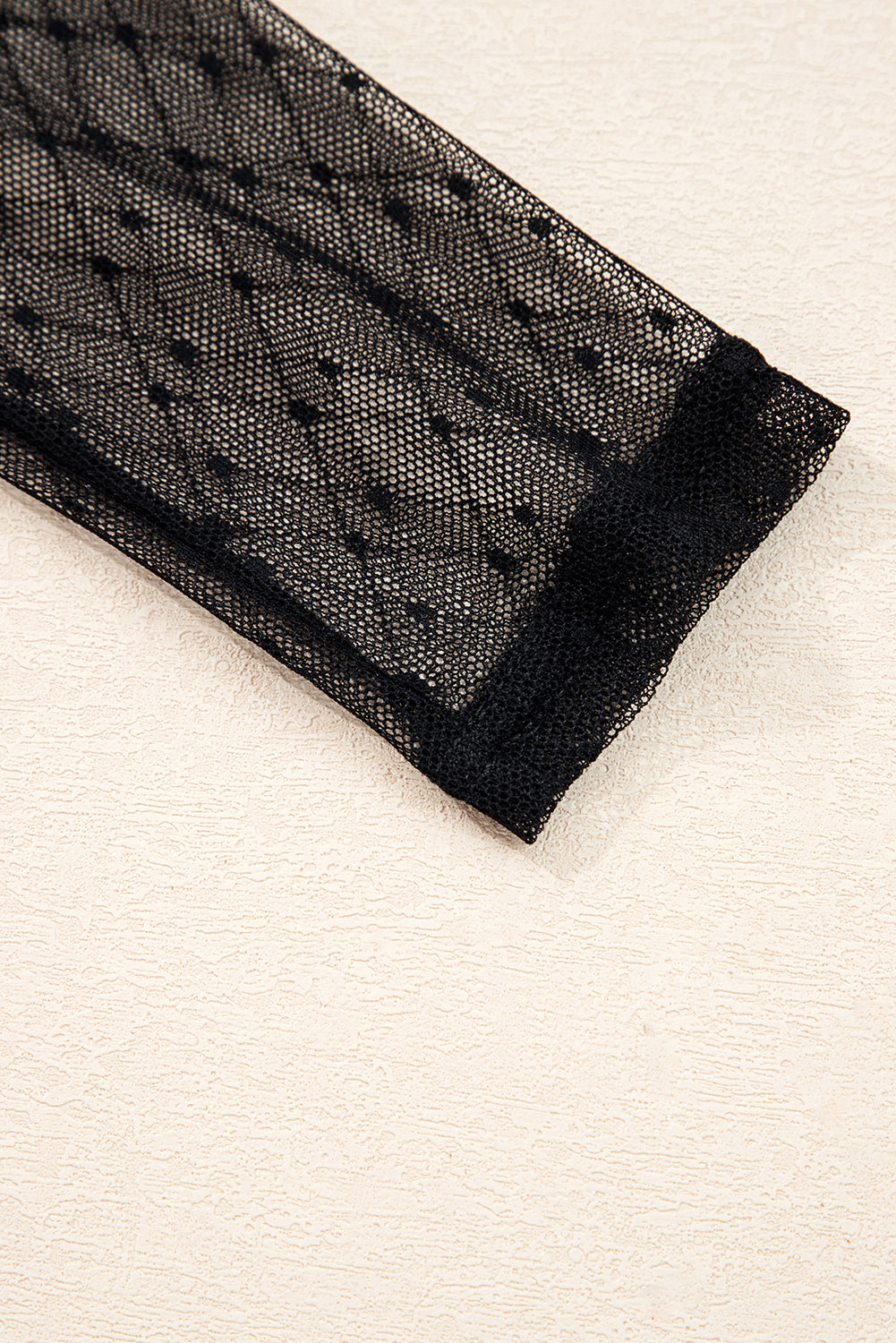 Bodysuit with mesh sleeves 