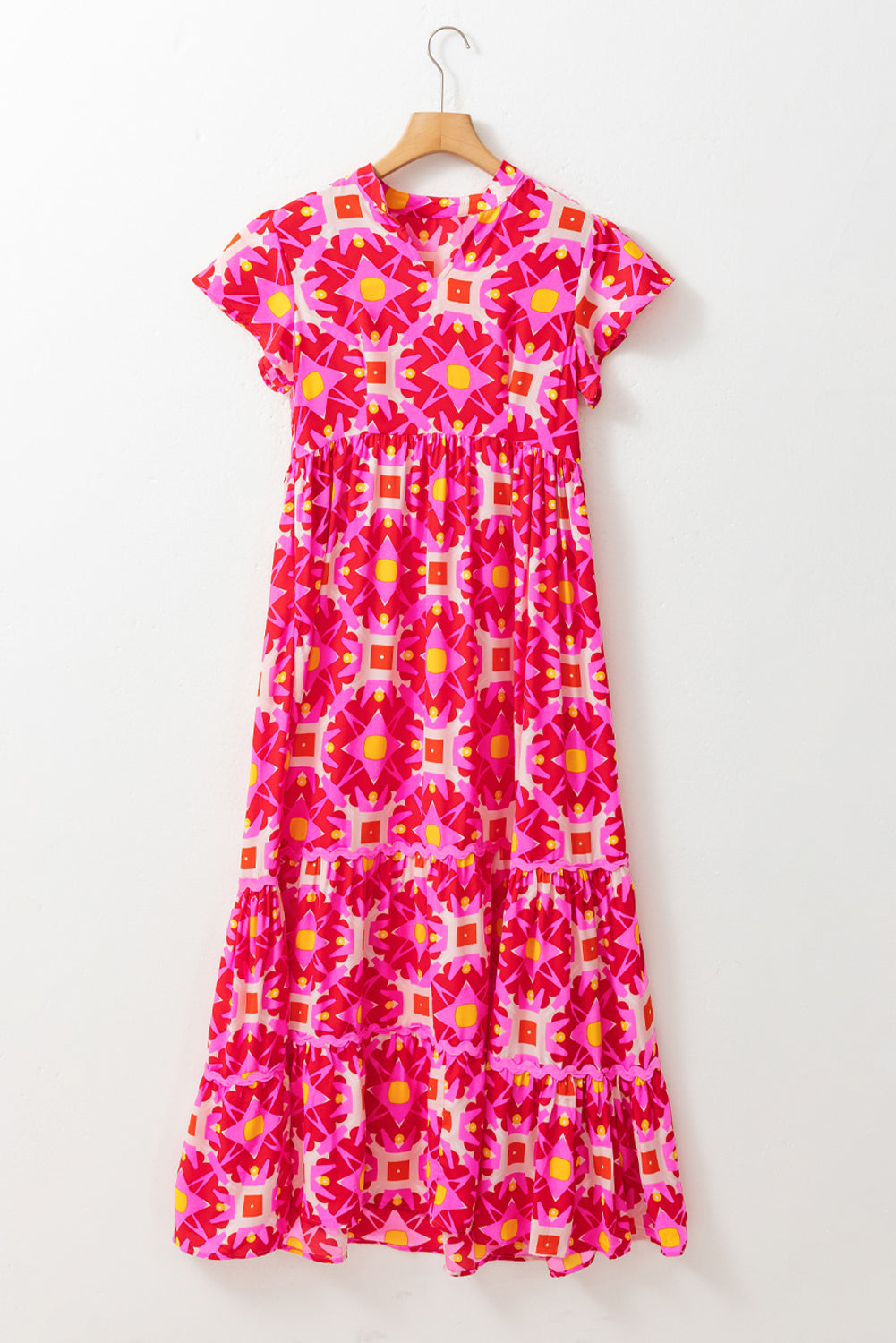 Long dress with print 