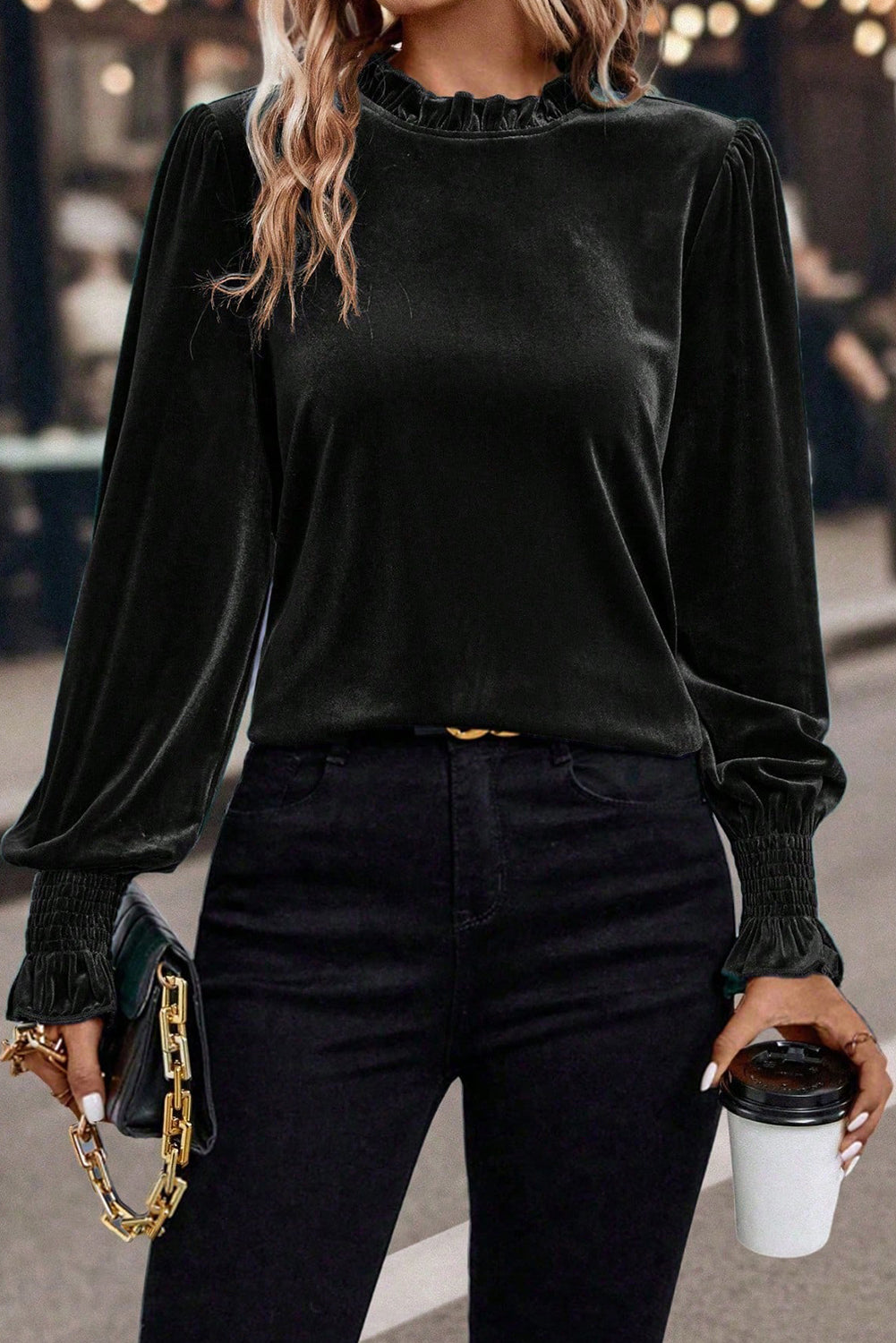 Блуза кадифе