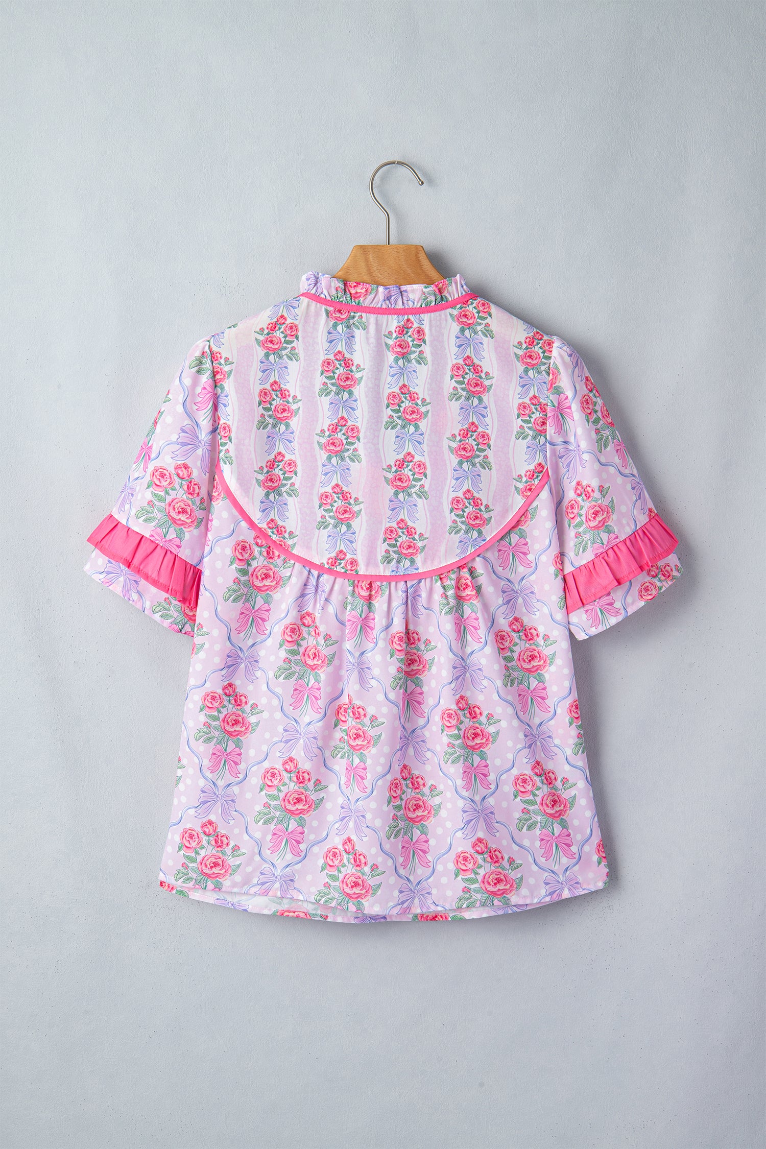 Блуза с флорален принт