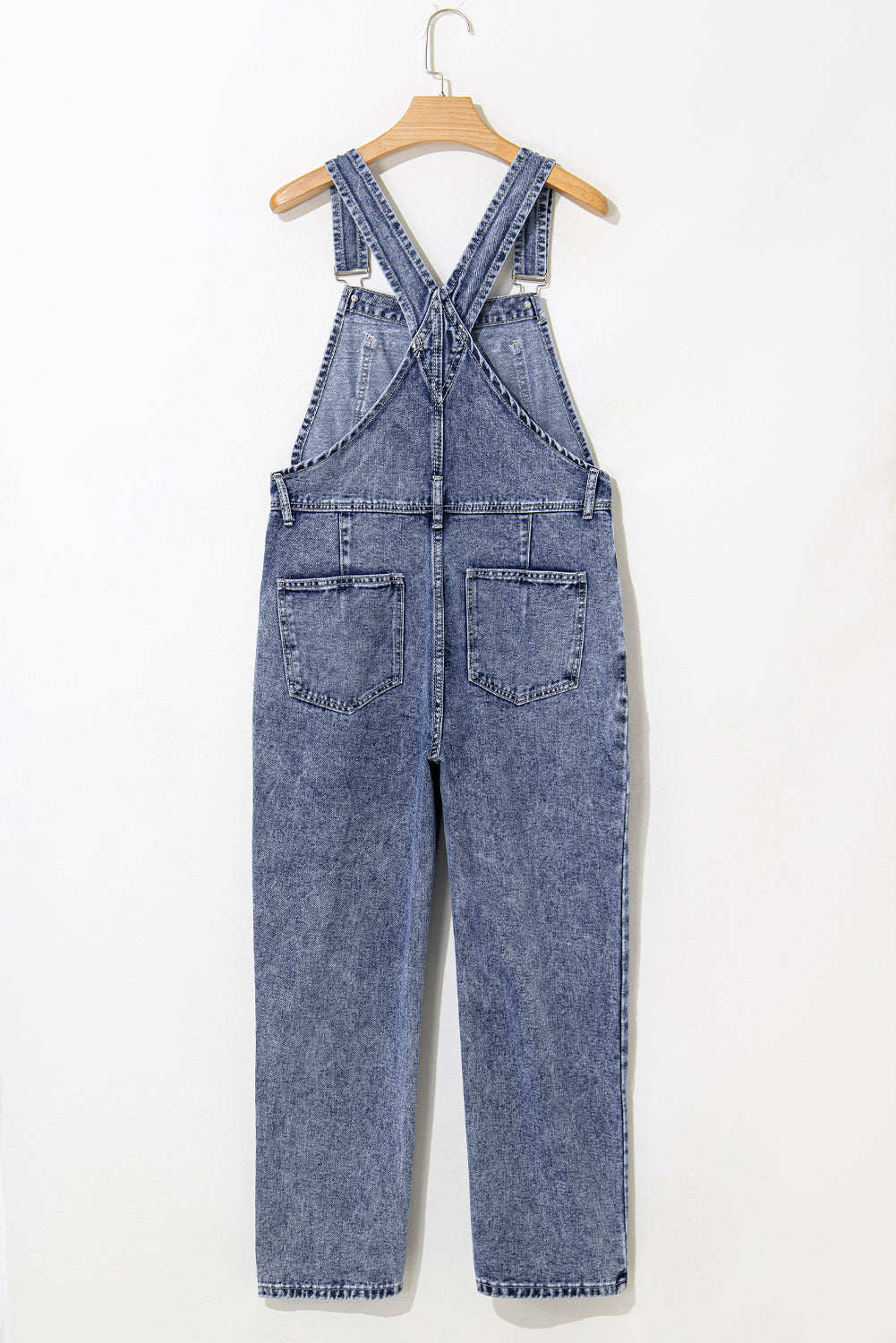 Long denim jumpsuit 