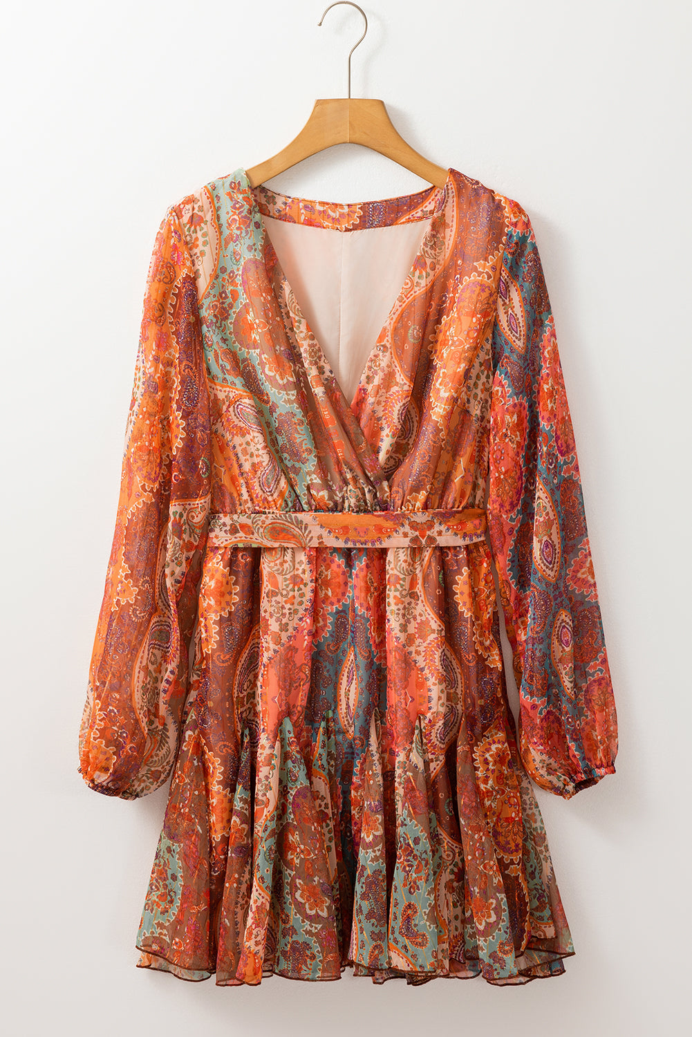 Dress with belt 