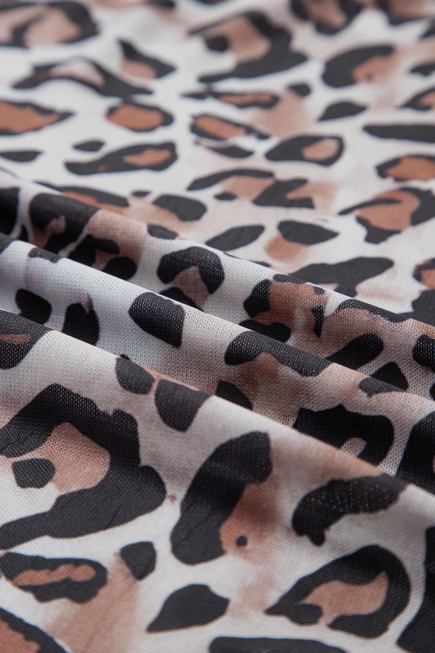 Блуза с леопардов принт