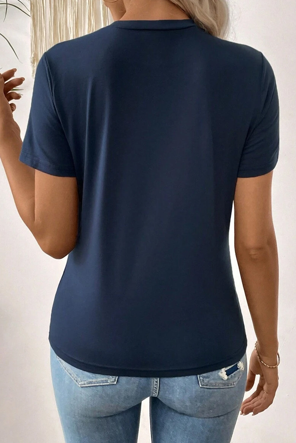 Navy blue T-shirt 