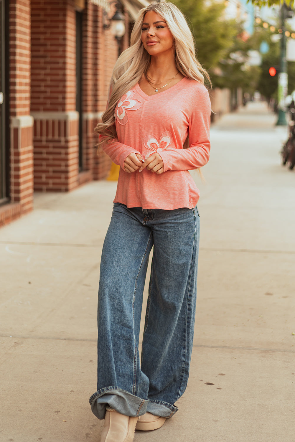 Блуза с дълъг ръкав