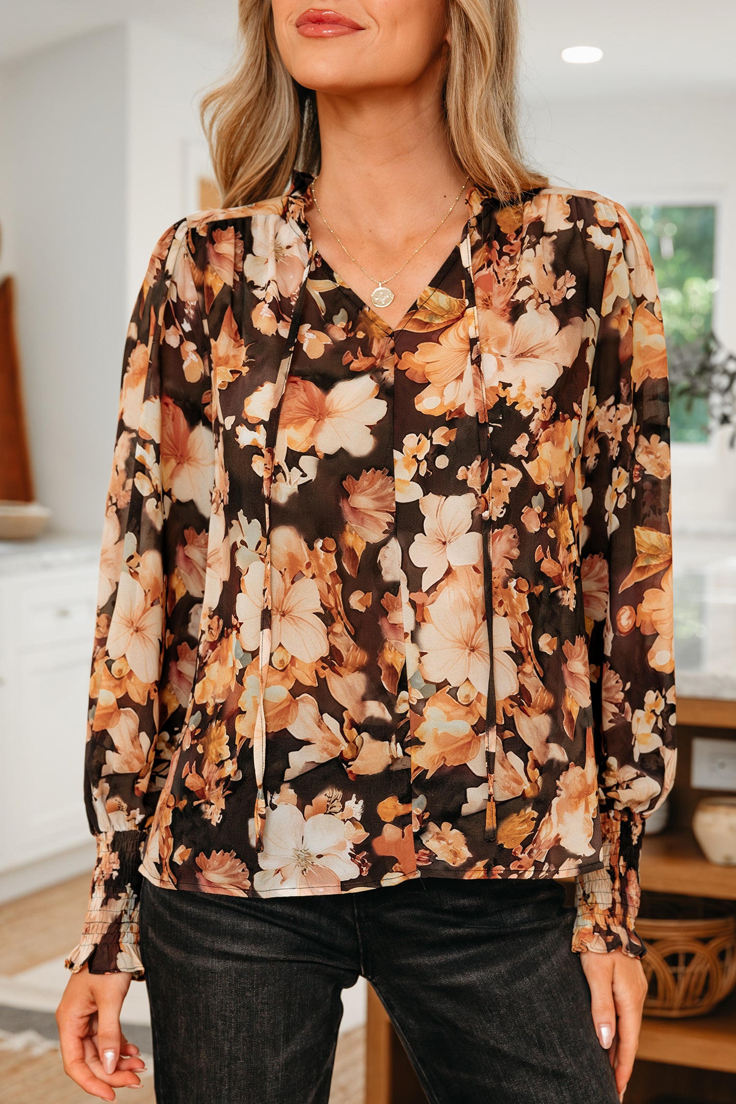 Блуза с дълъг ръкав