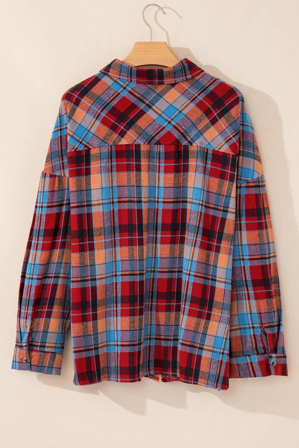 Cotton plaid shirt 