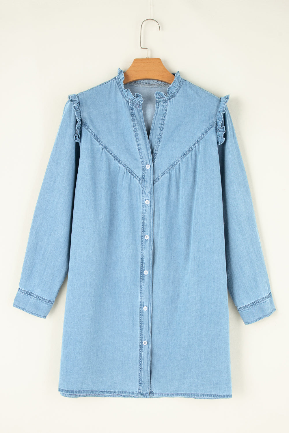 Denim shirt dress 