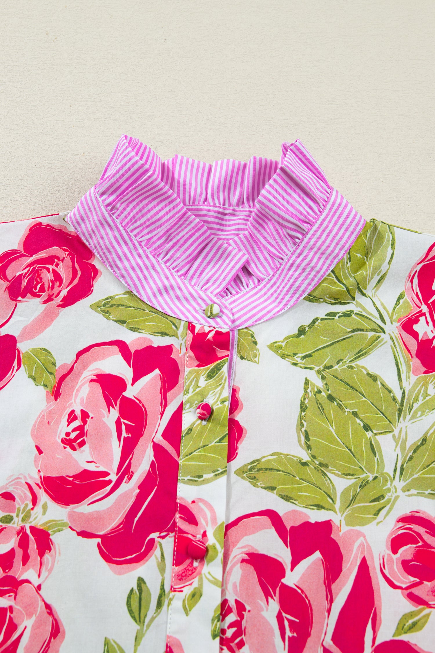 Short-sleeved cotton shirt 