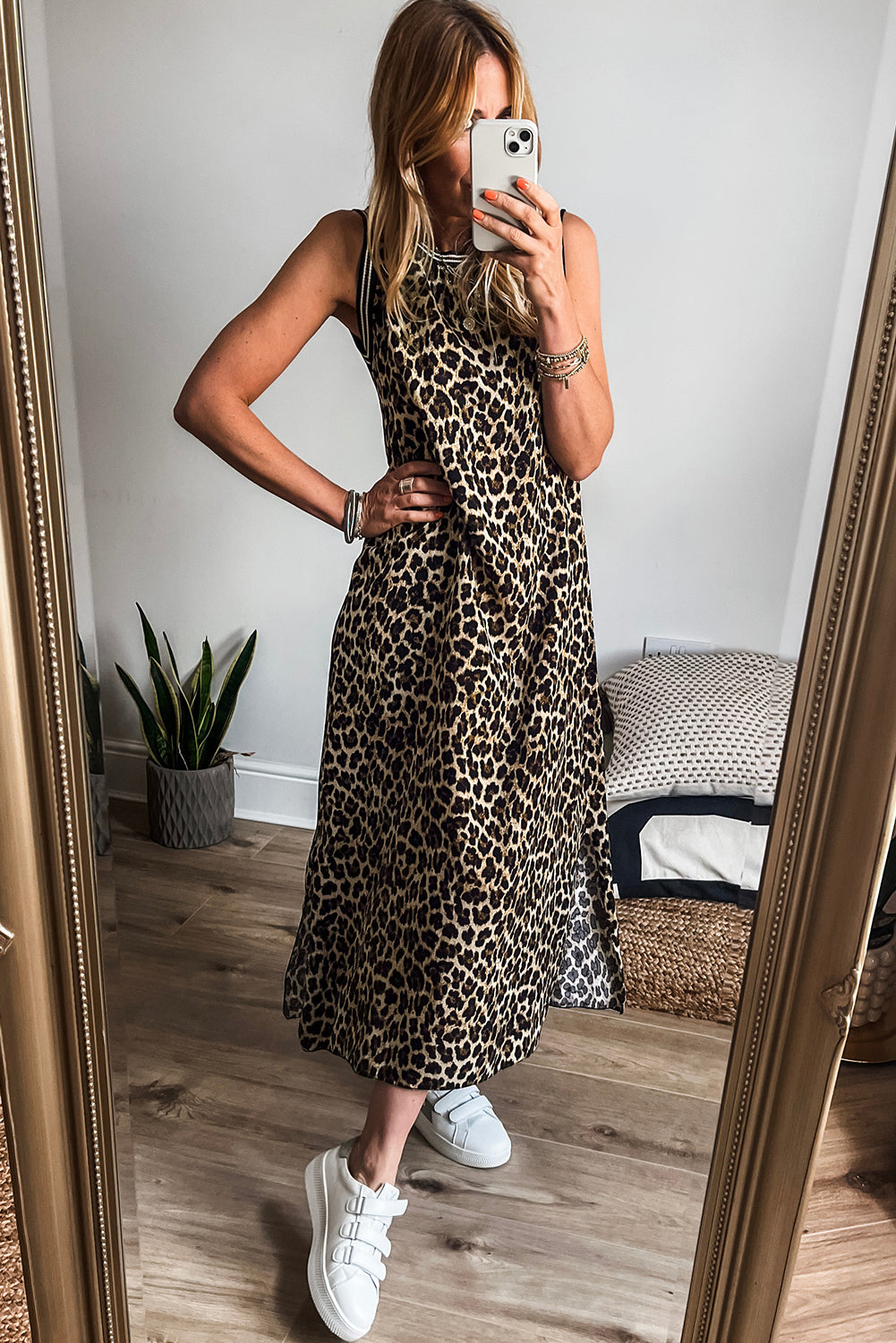 Leopard print dress 