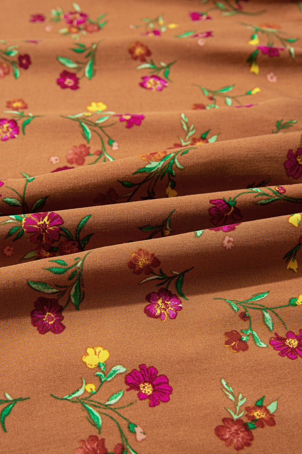 Дълга рокля с принт на цветя