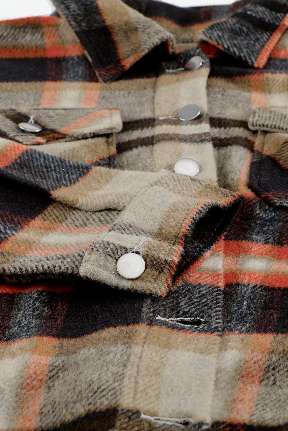 Plaid shacket shirt 