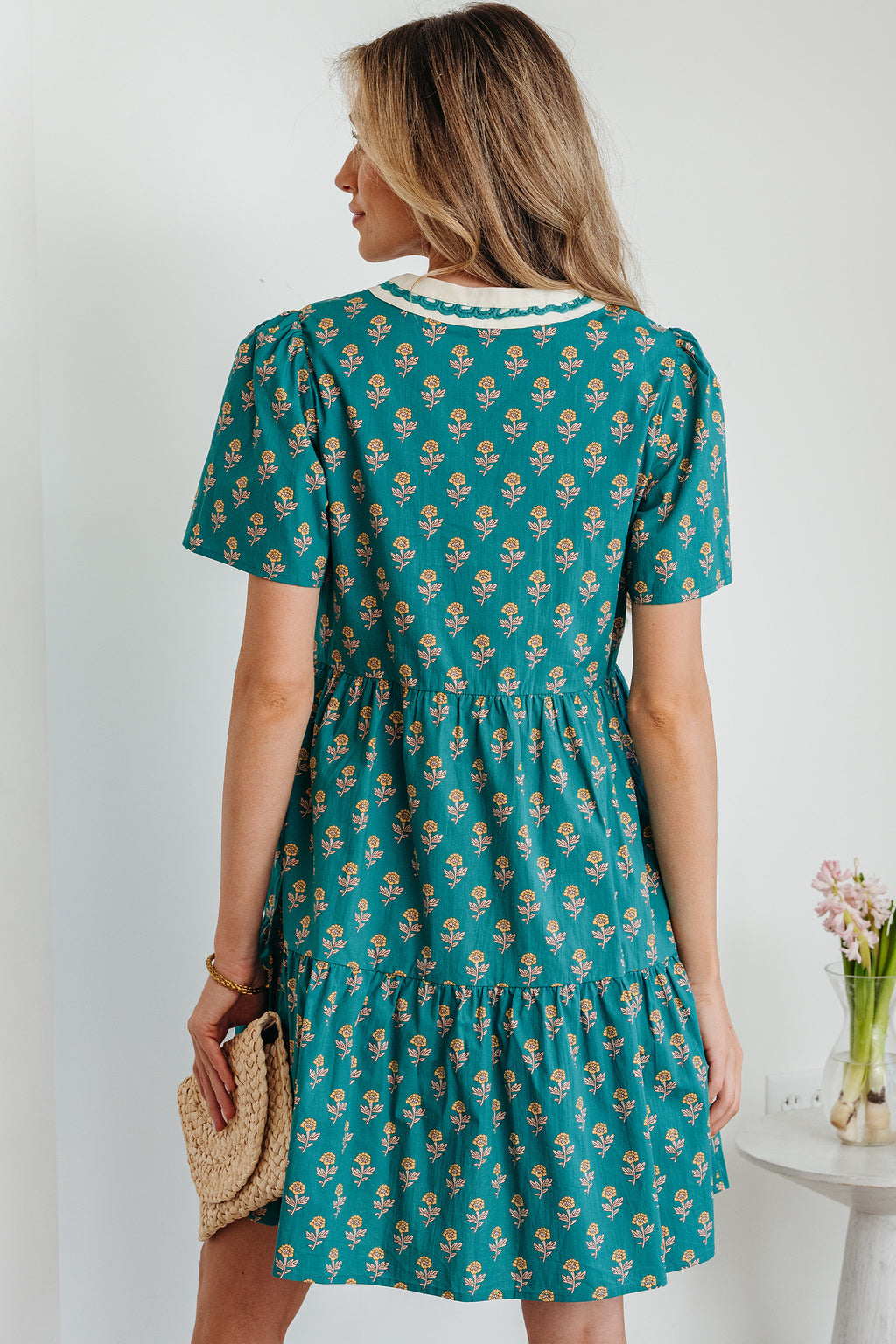 Floral cotton dress 