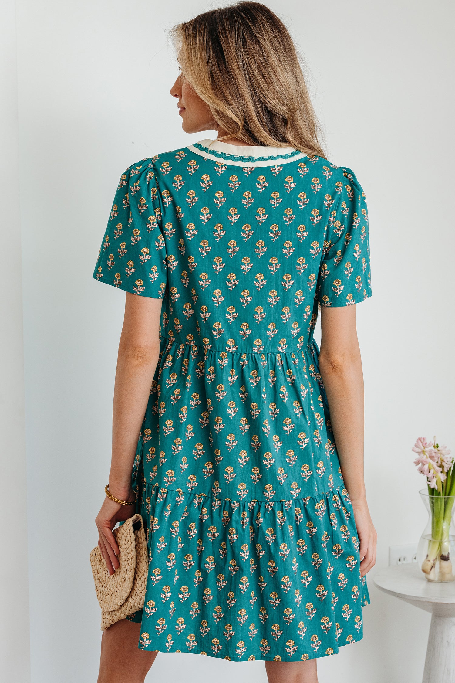 Floral cotton dress 