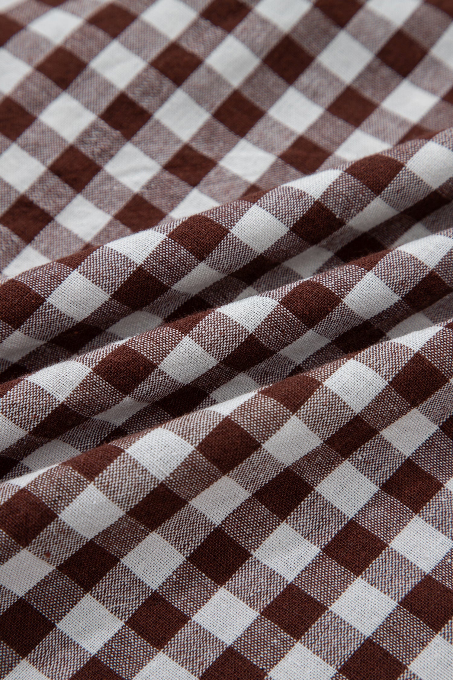 Checkered dress with zipper 