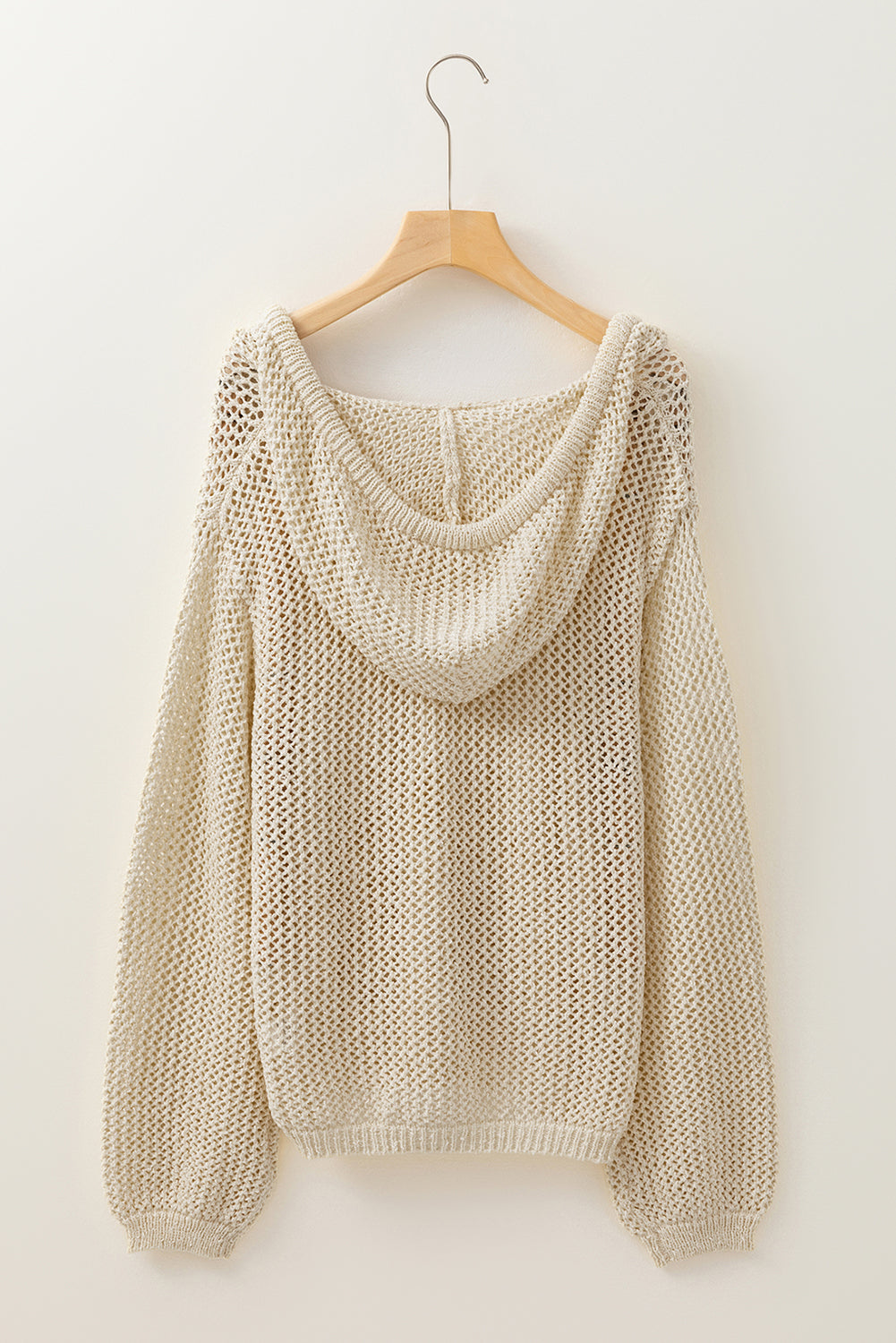 Пуловер тип суичър с качулка