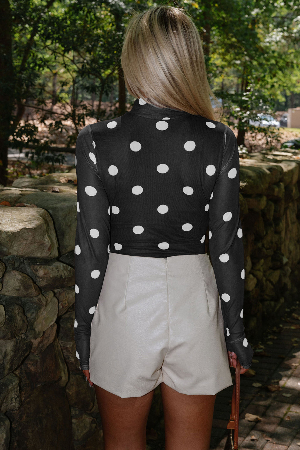 Dot print bodysuit 