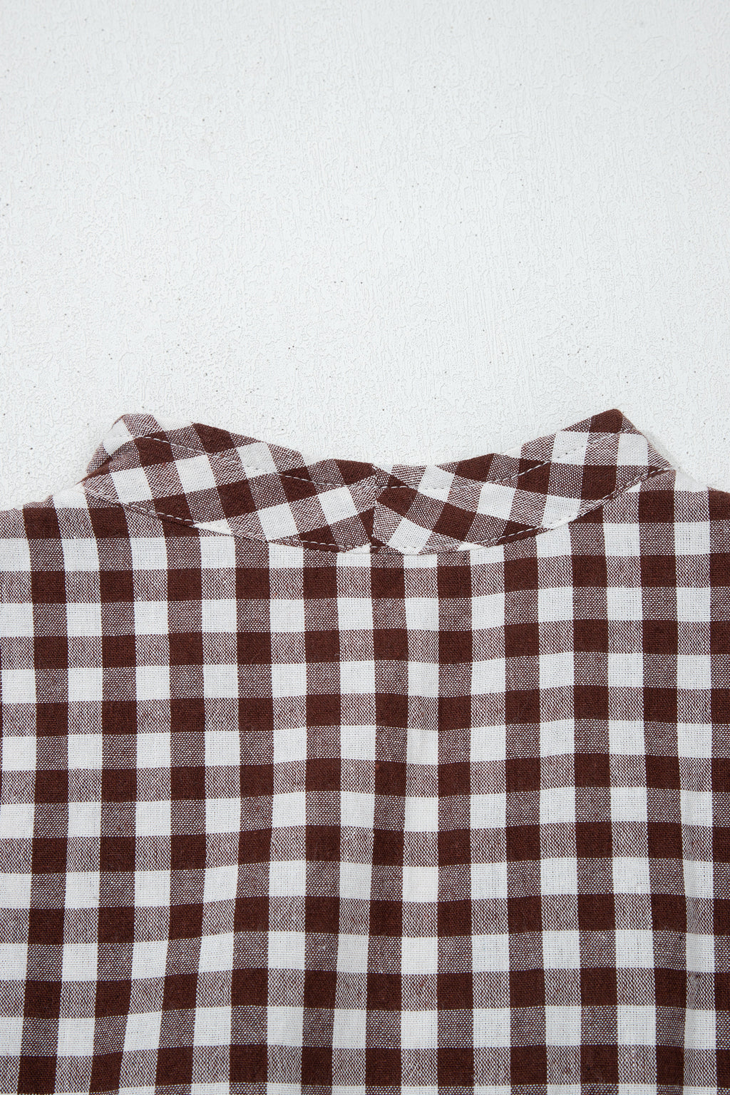 Checkered dress with zipper 