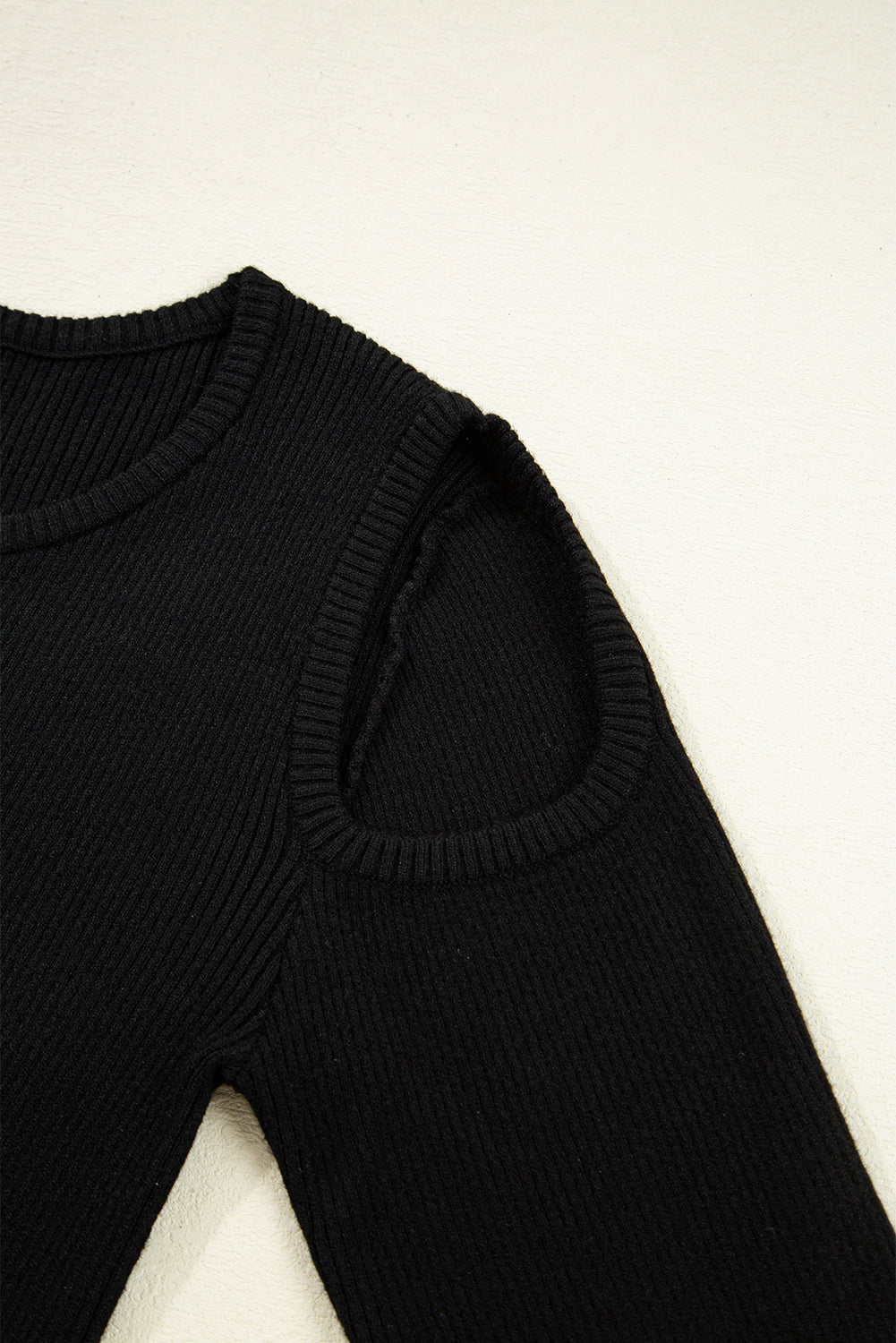 Stretchy off-shoulder sweater 
