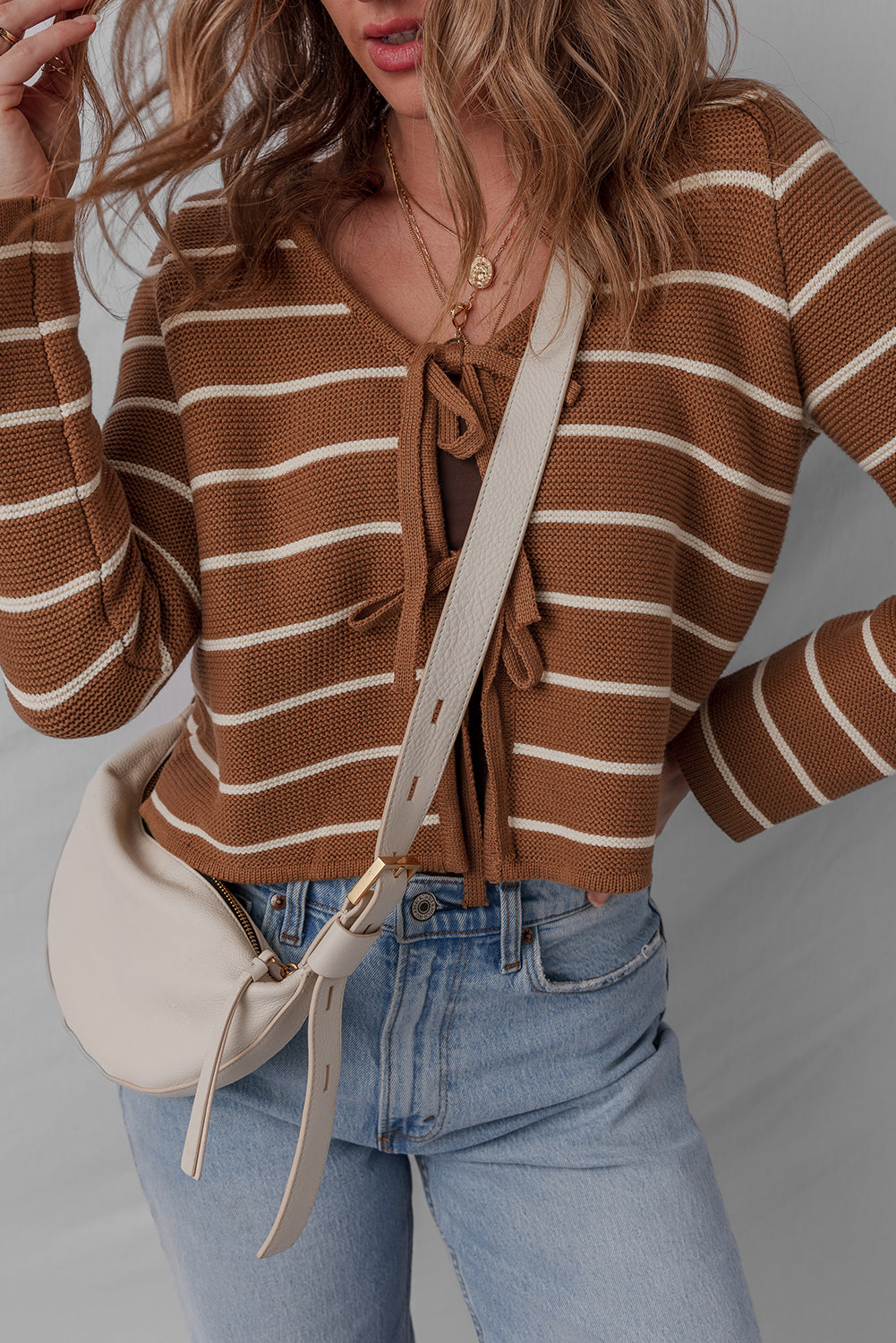 Striped cardigan 