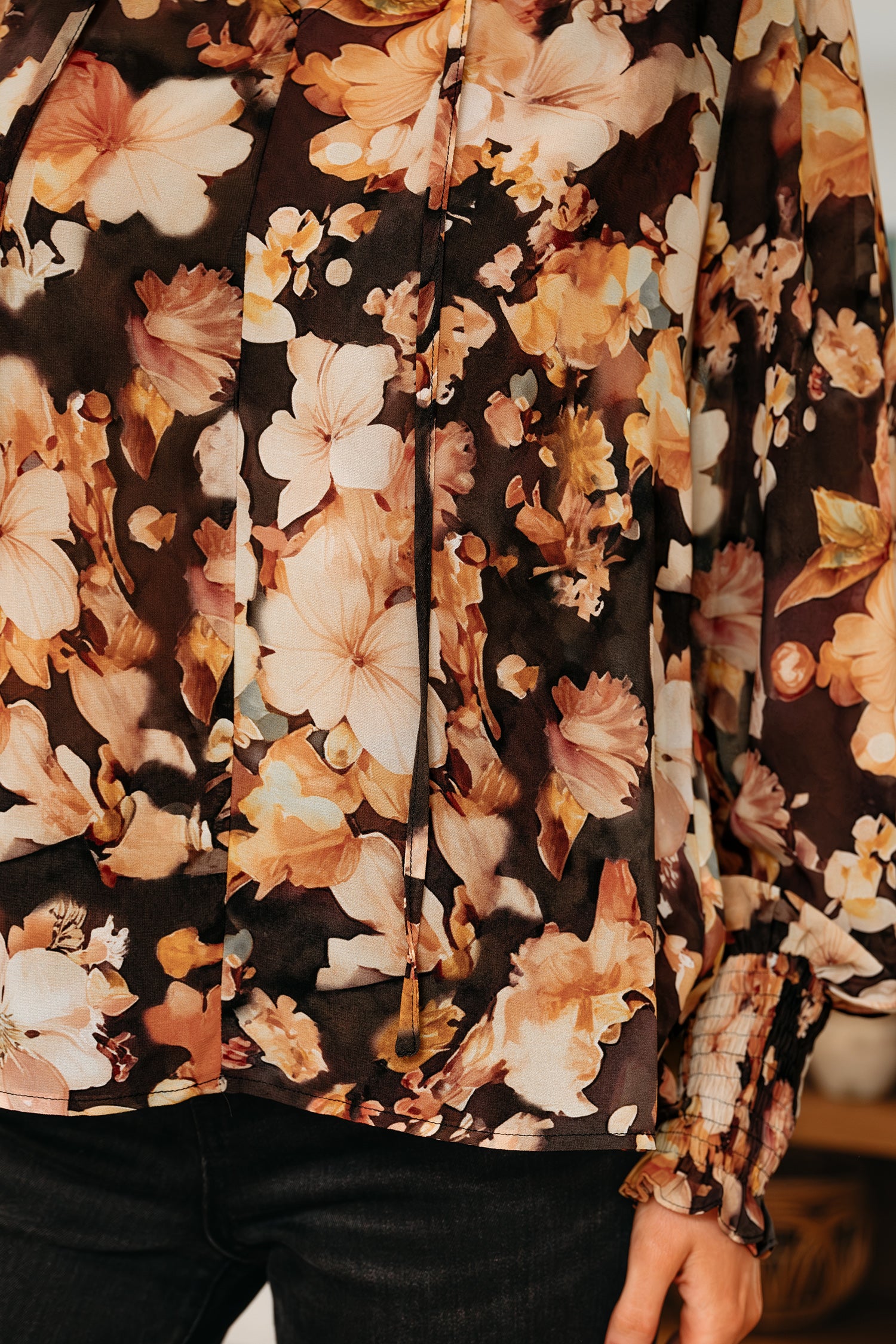 Блуза с дълъг ръкав