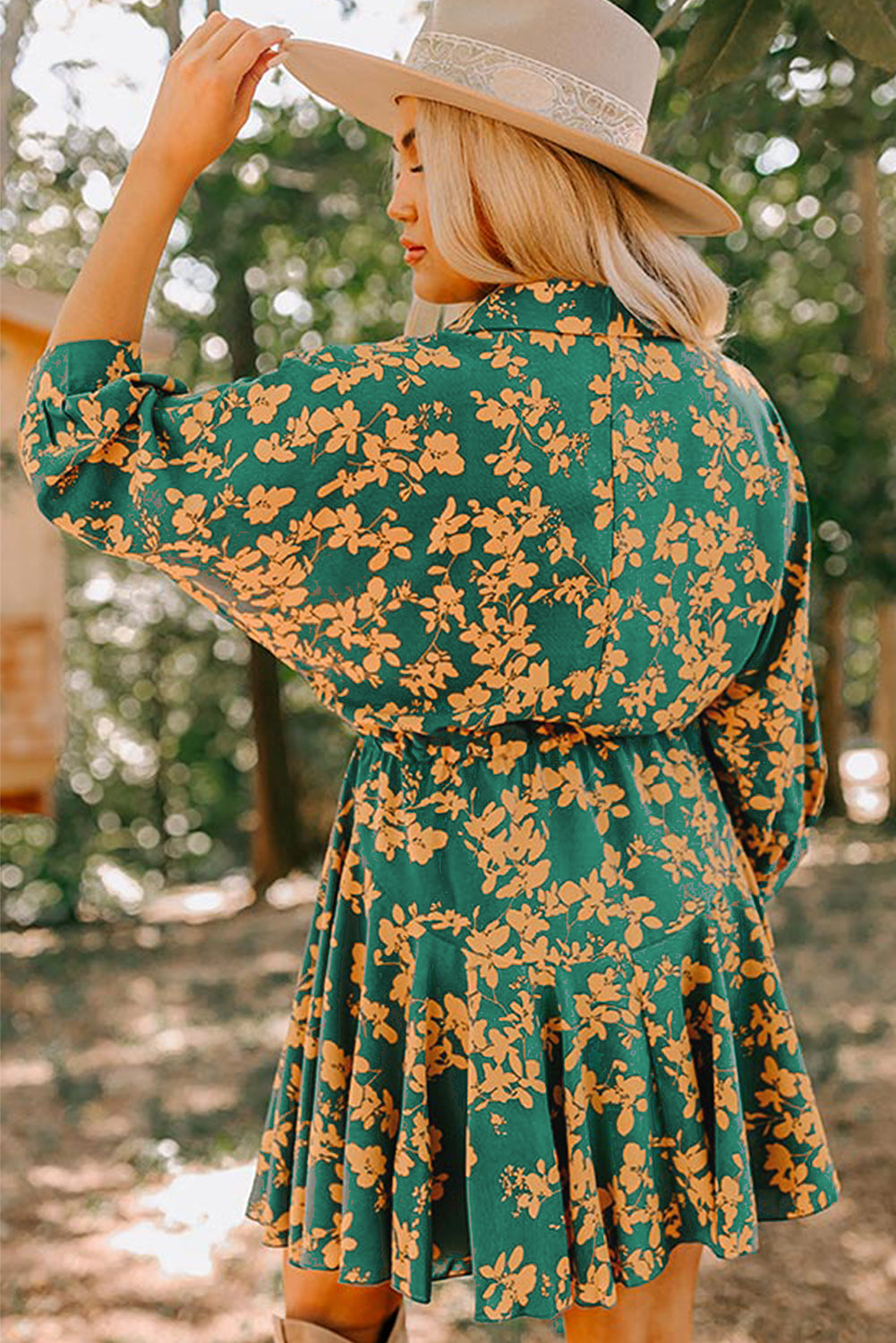 Floral print dress 