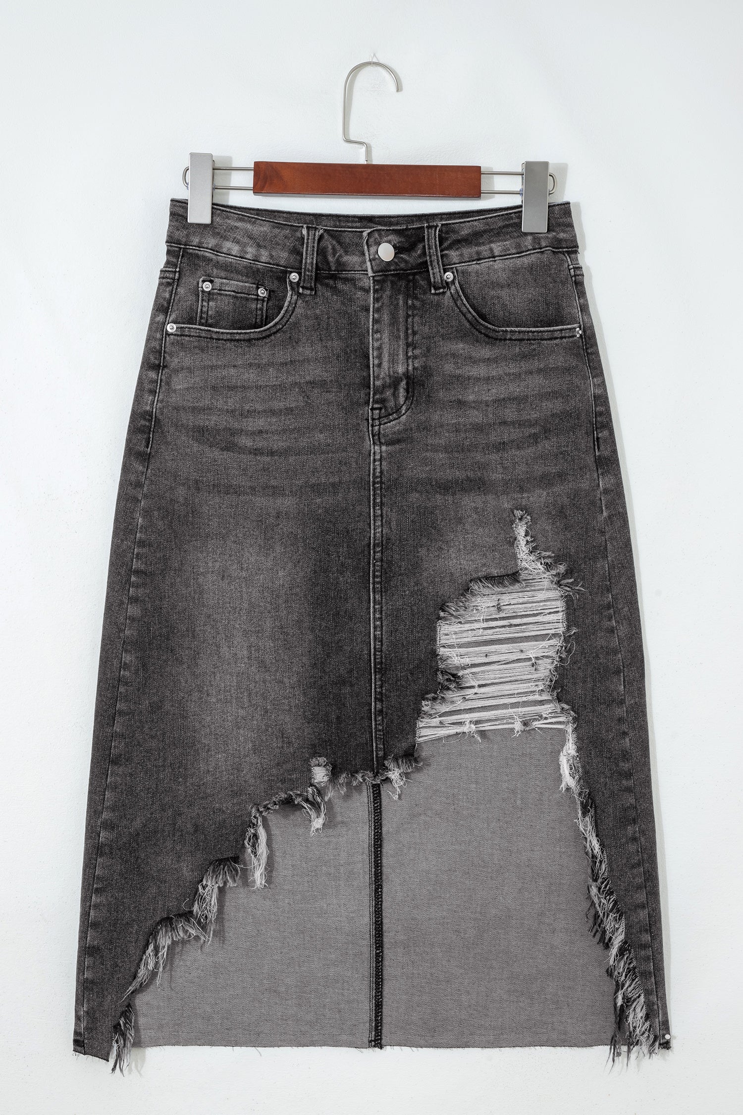 Накъсана дънкова пола