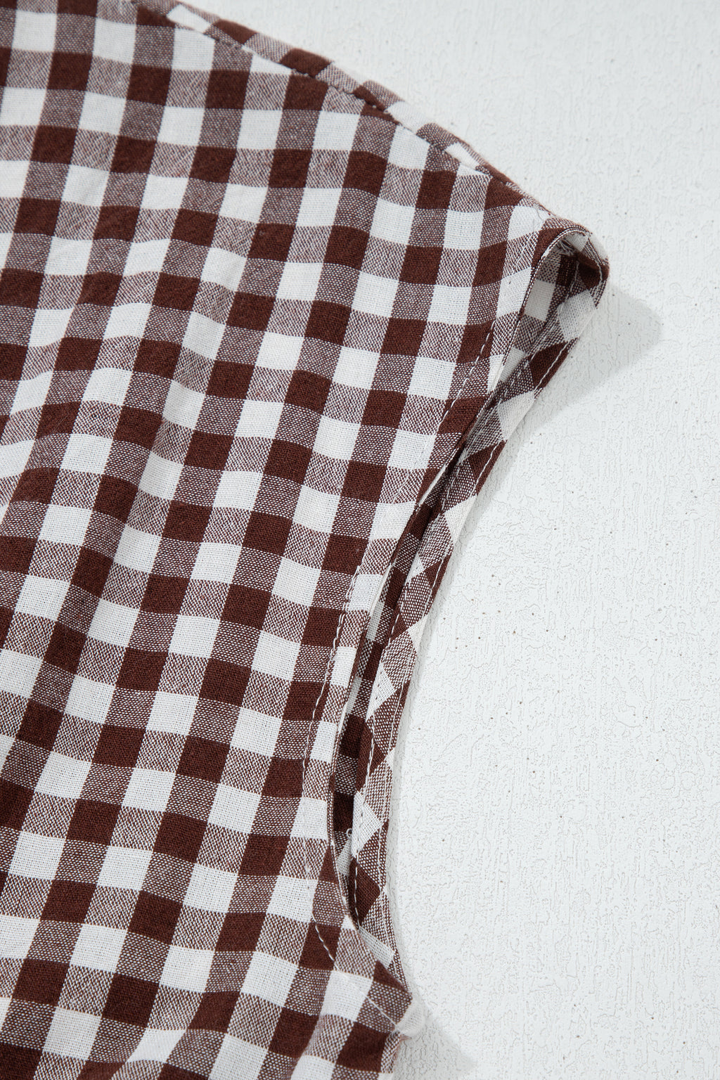 Checkered dress with zipper 