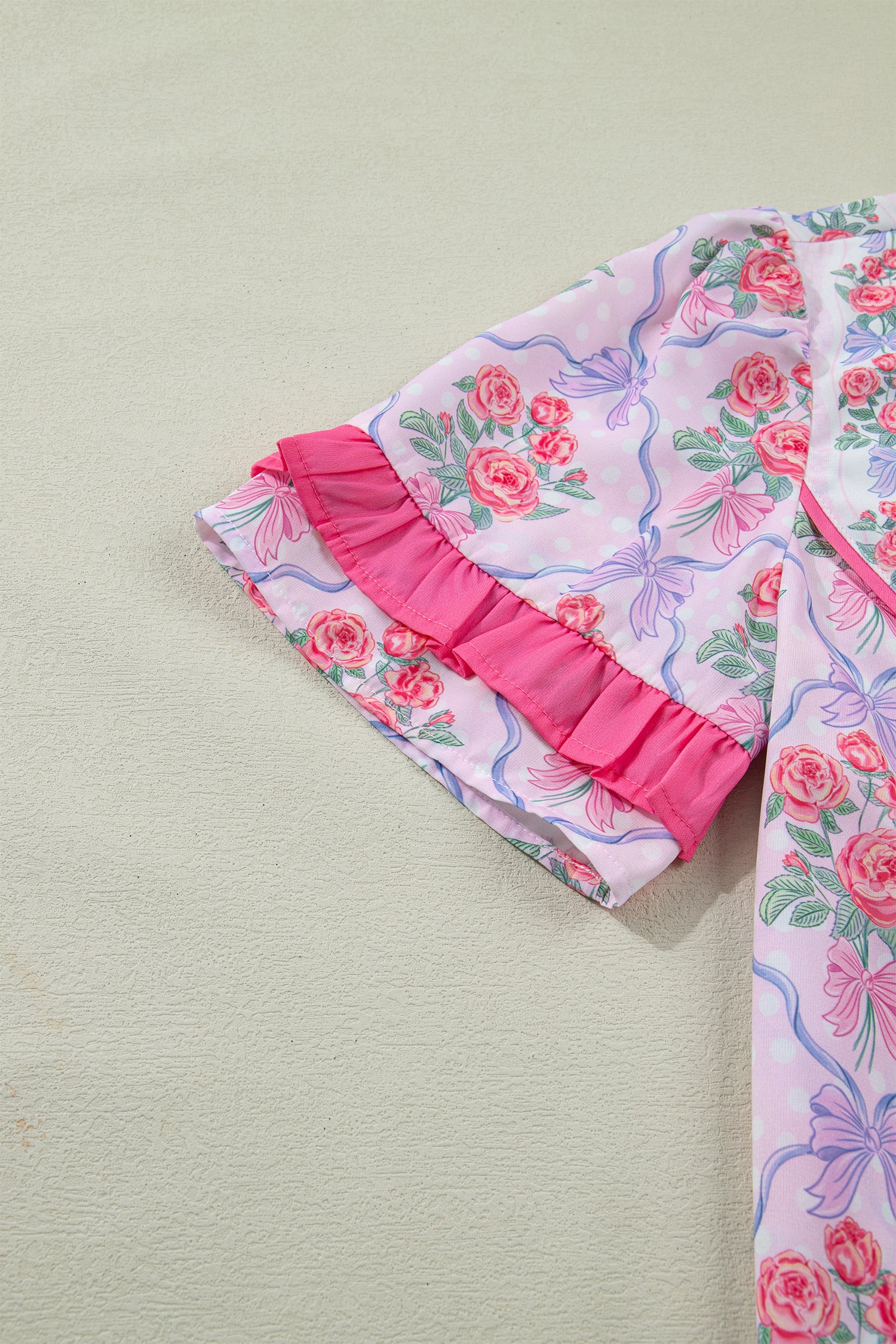 Блуза с флорален принт