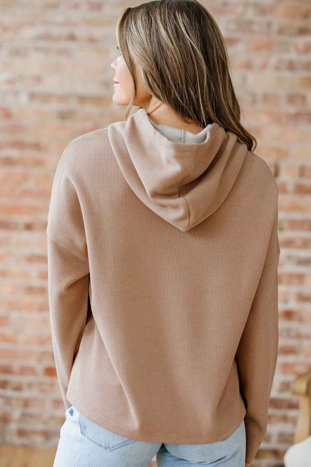 Thermal sweatshirt with hood 