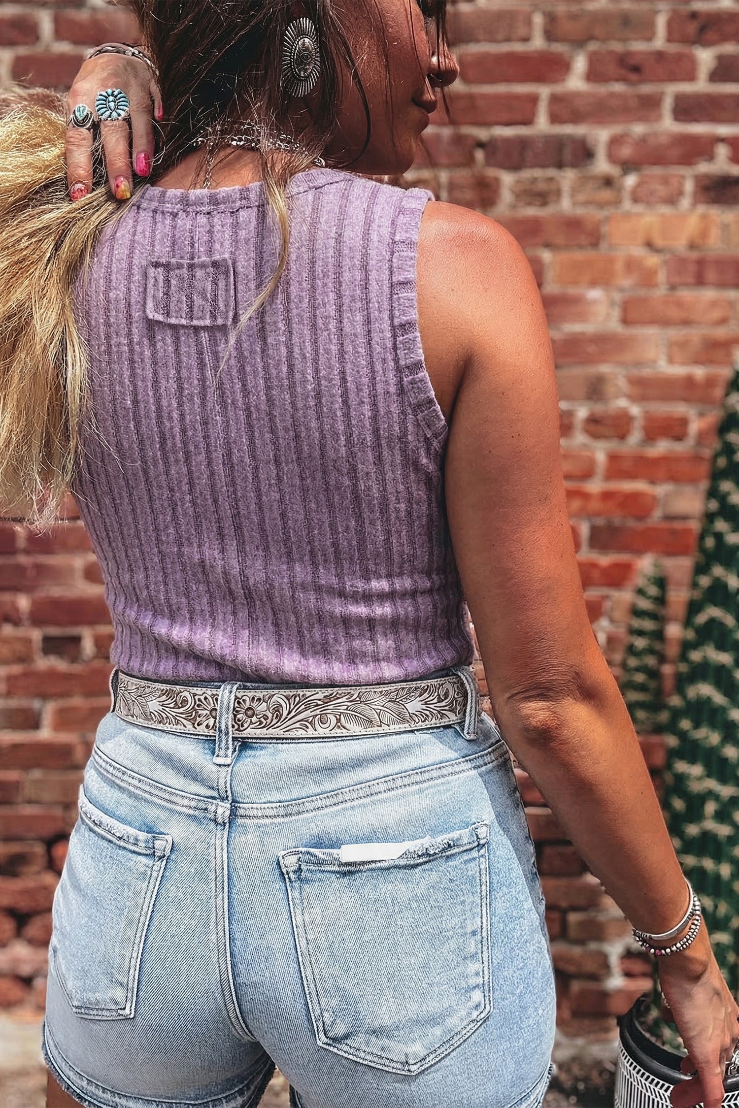 дамски лилав летен топ