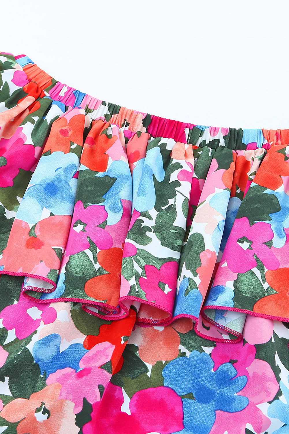 Блуза с принт на цветя