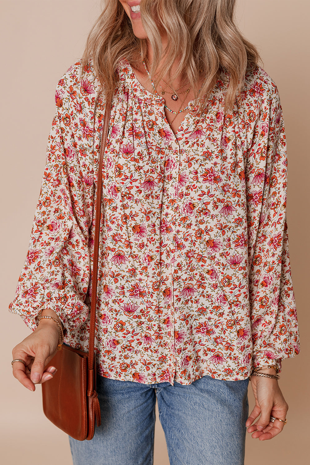 Floral print shirt 