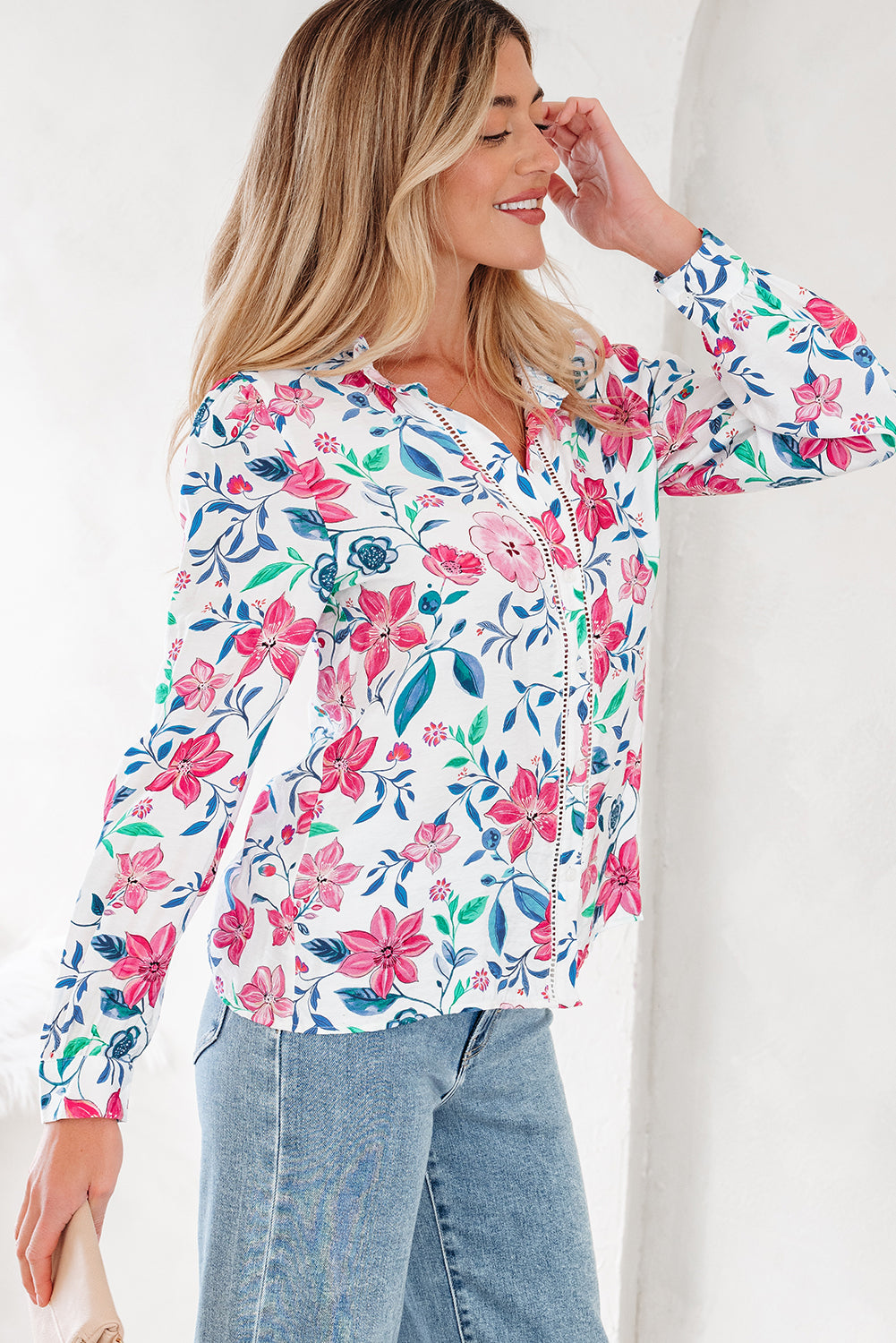 Floral print shirt 