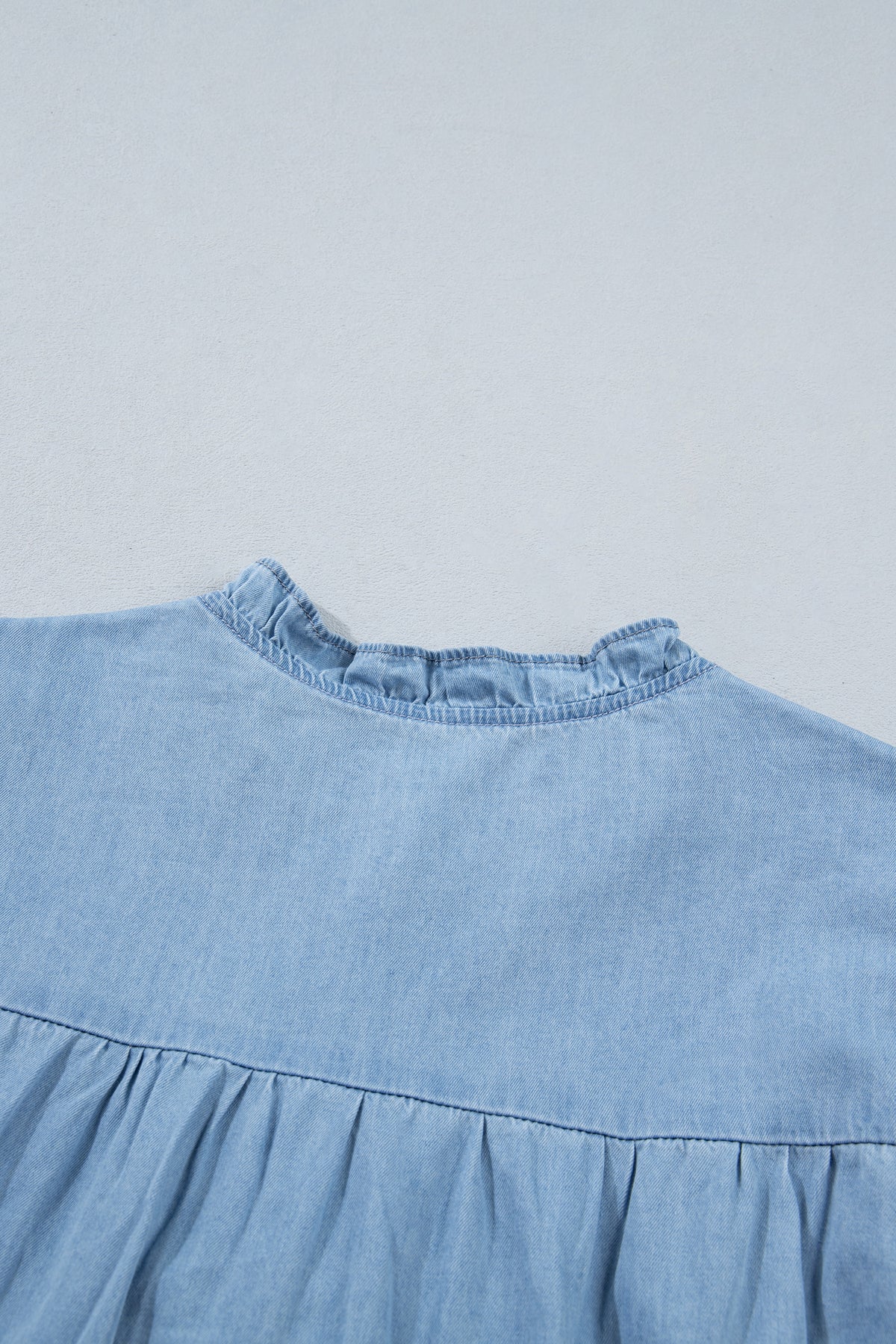 Denim blouse