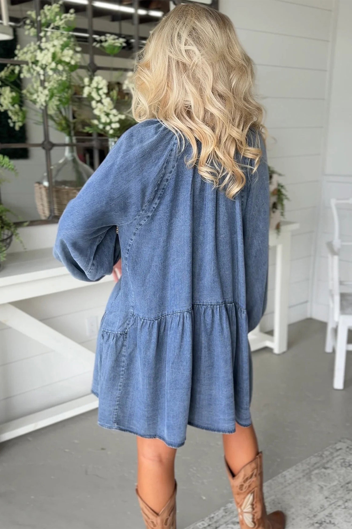 Denim dress 