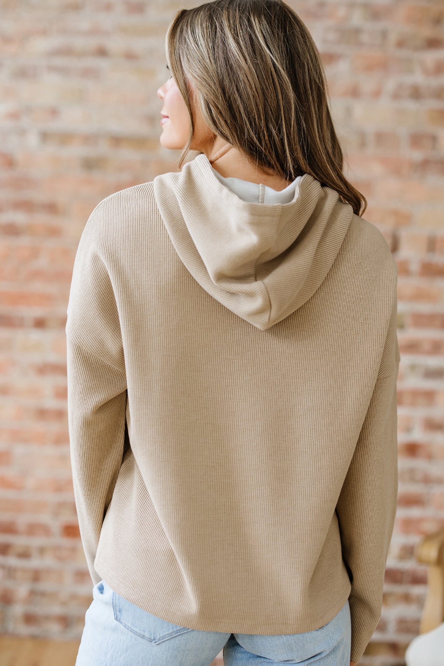 Thermal sweatshirt with hood 