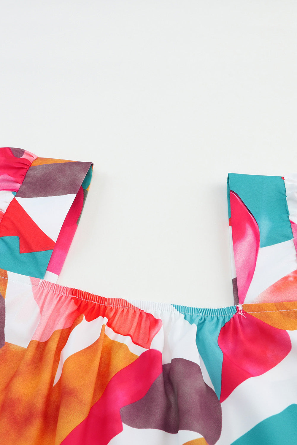 Блуза с абстрактен принт