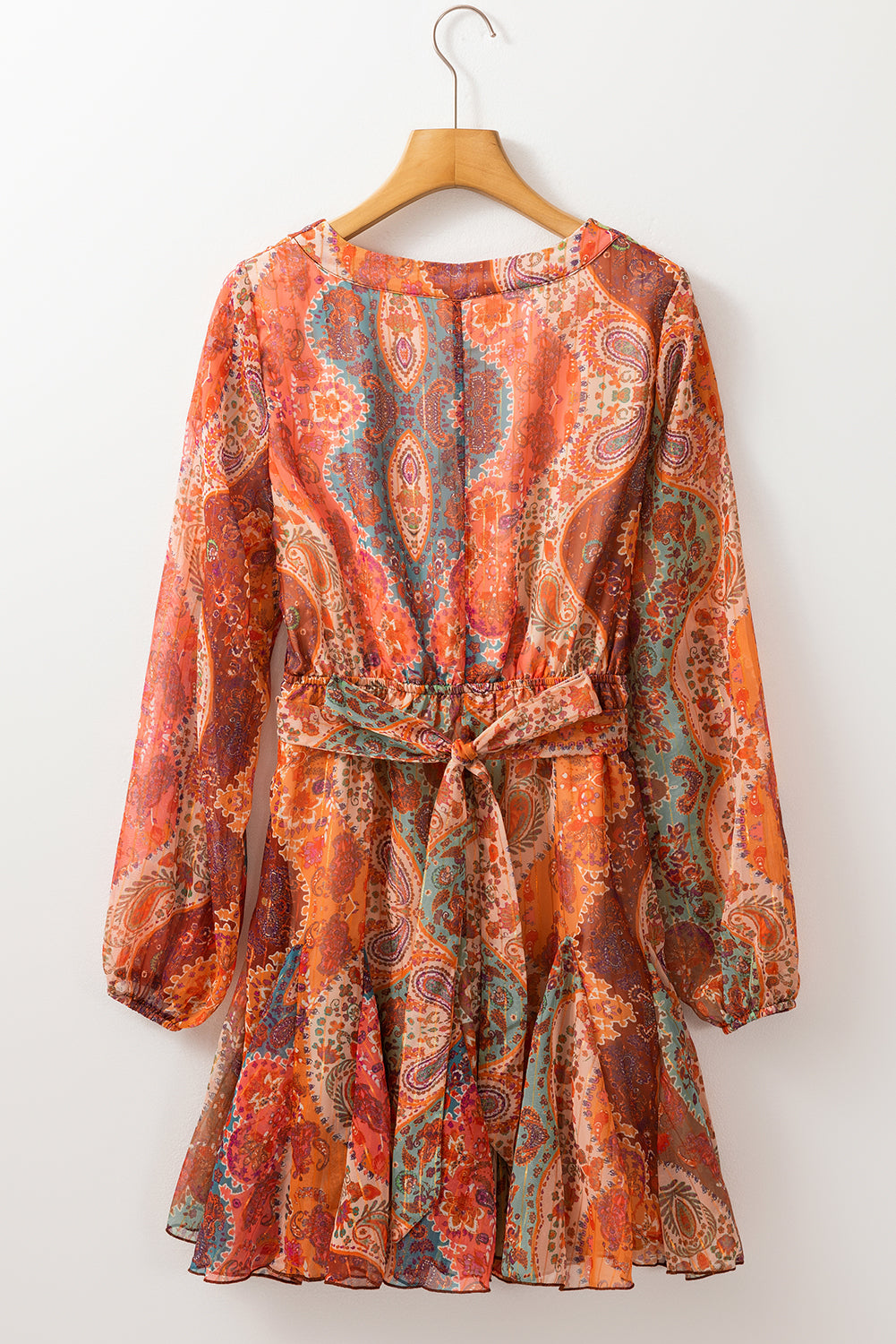 Dress with belt 