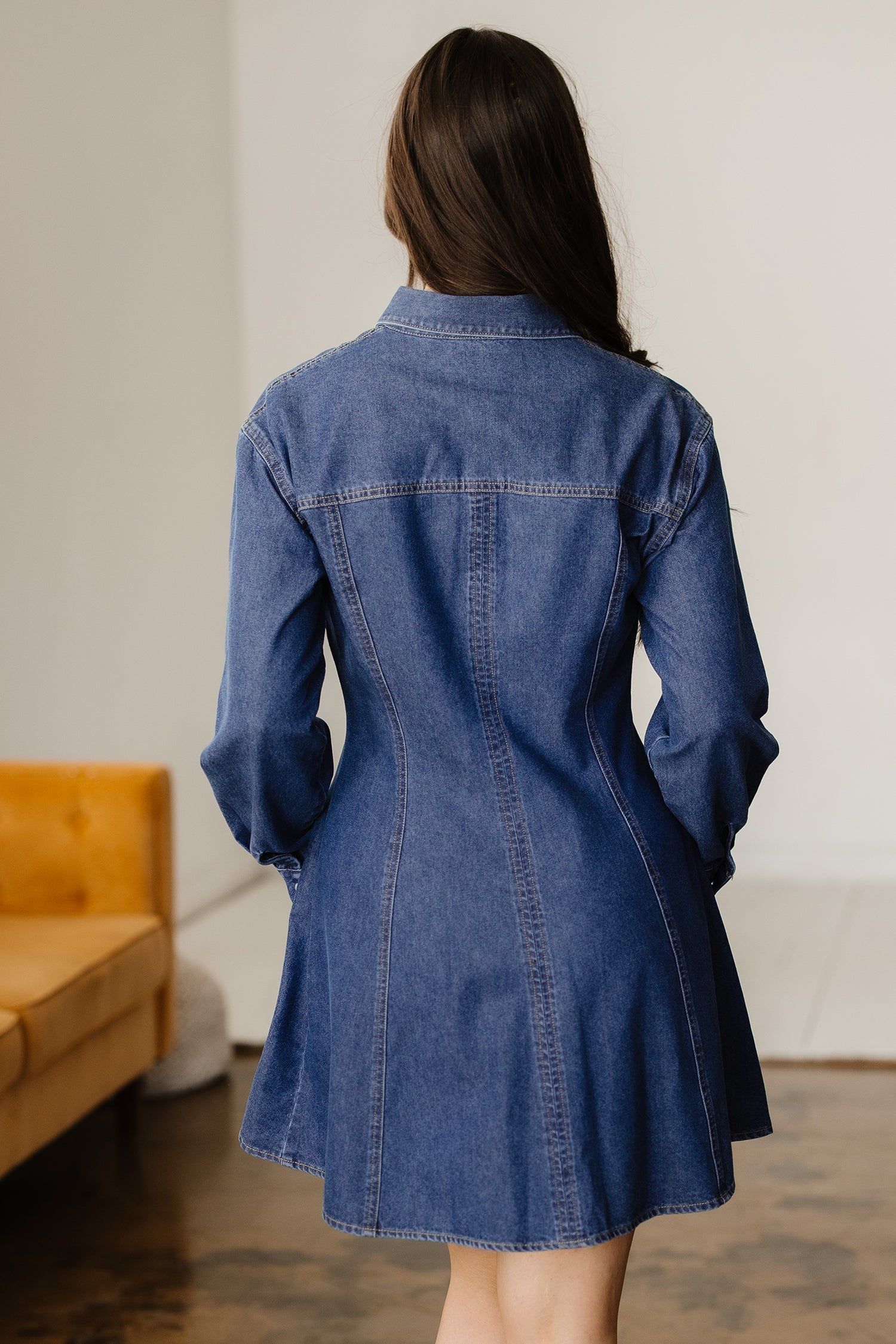Denim shirt dress 