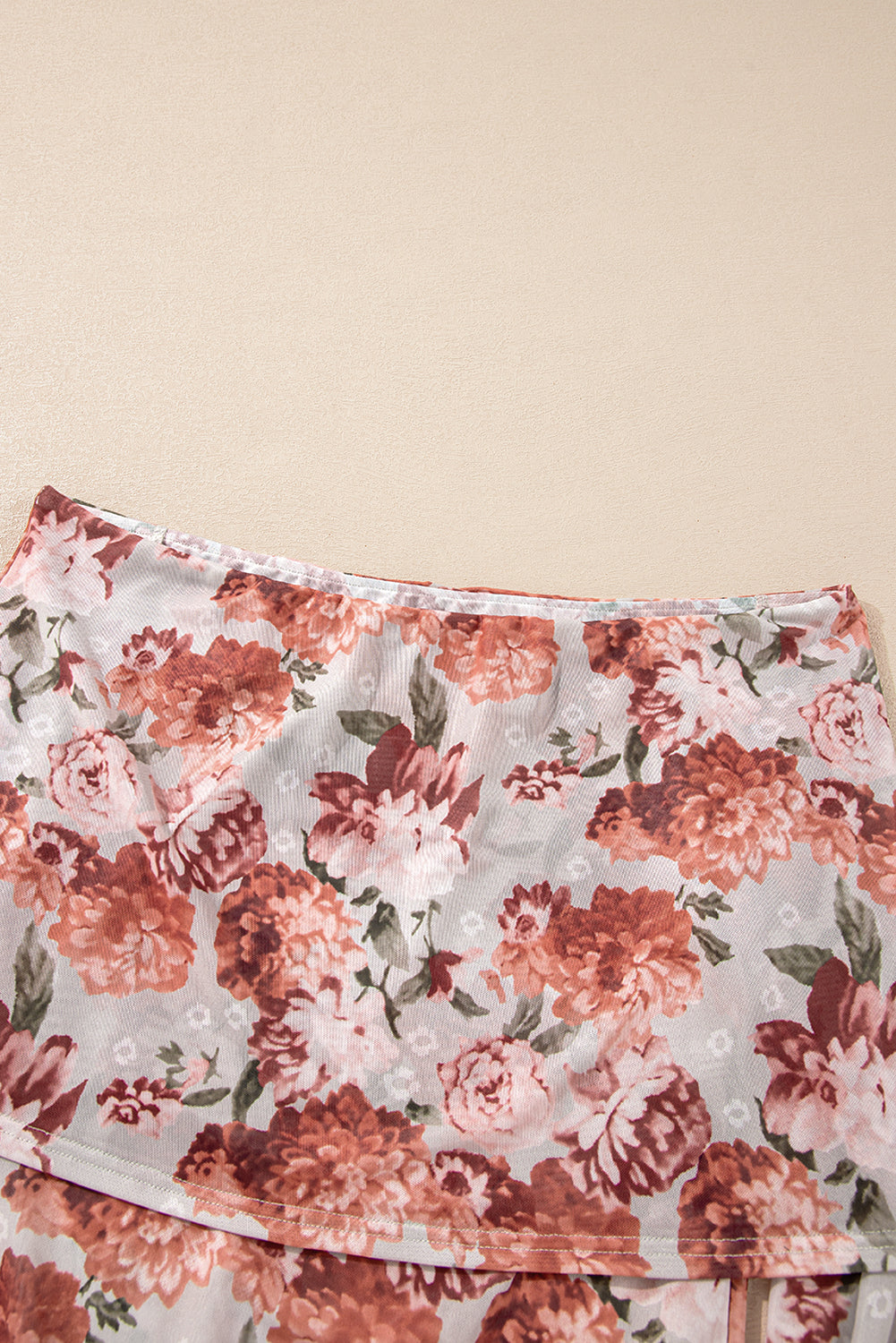 Floral print bodysuit 