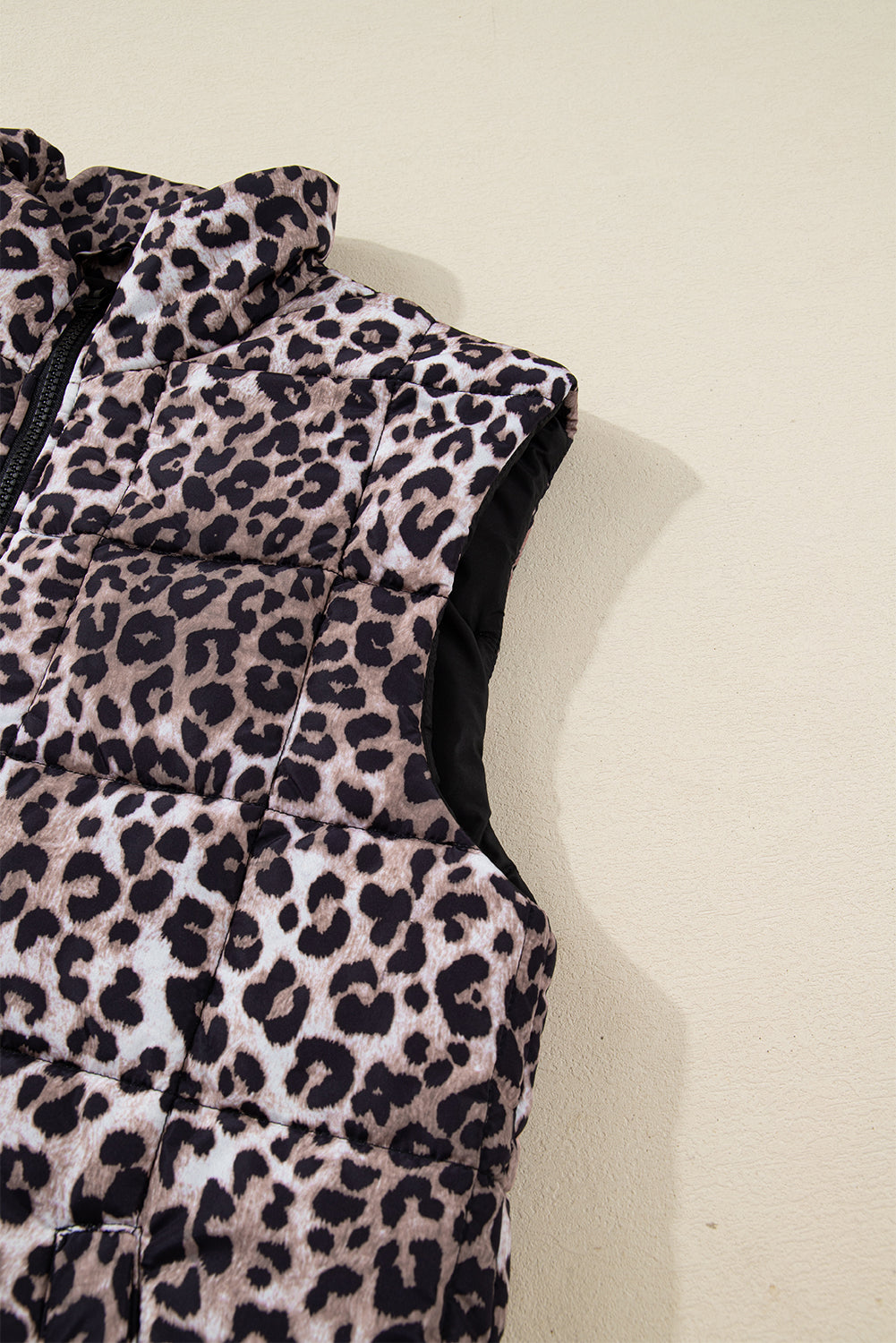 Leopard print vest 